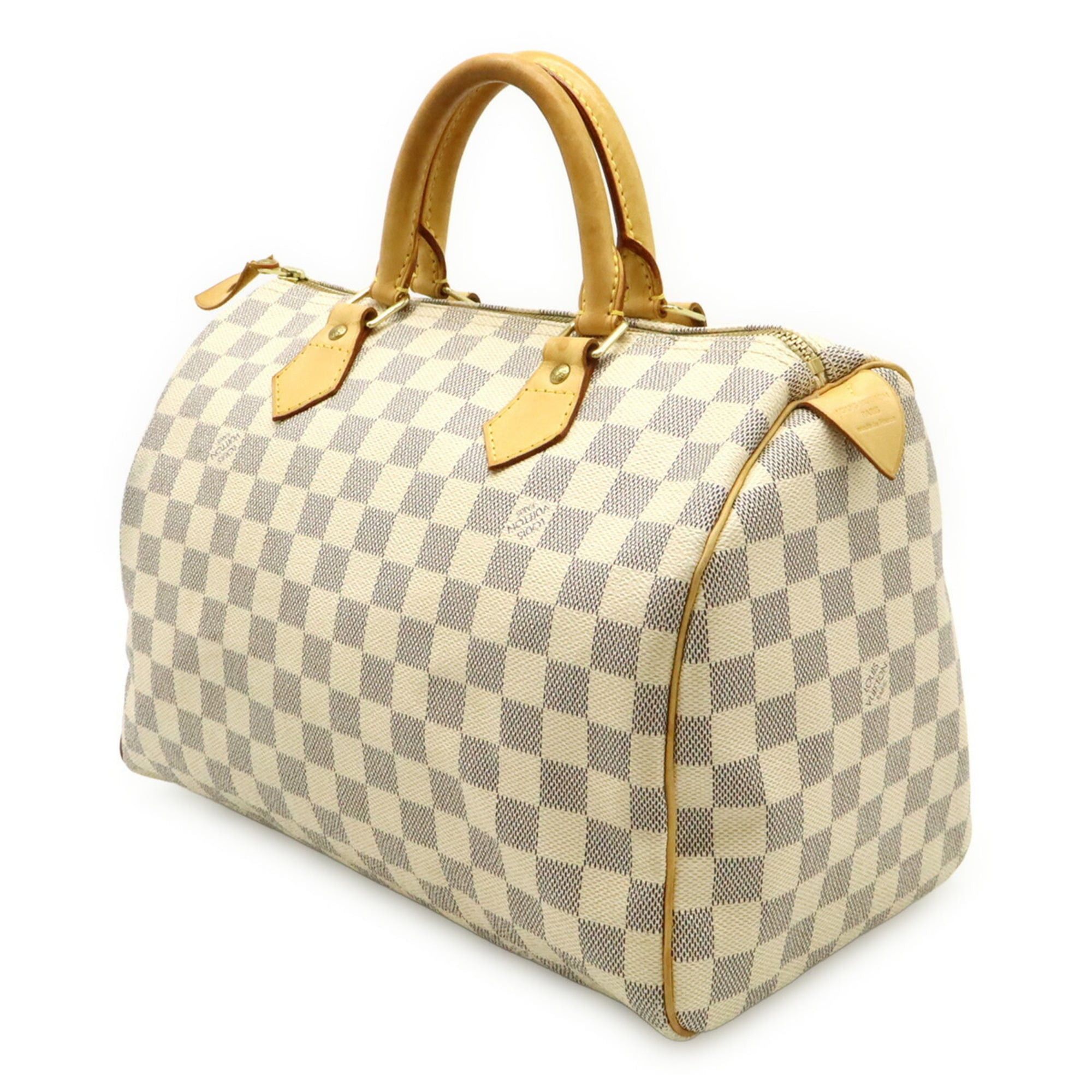 Louis Vuitton LOUIS VUITTON Damier Azur Speedy 30 Handbag N41533 Size ONE SIZE - 3 Thumbnail
