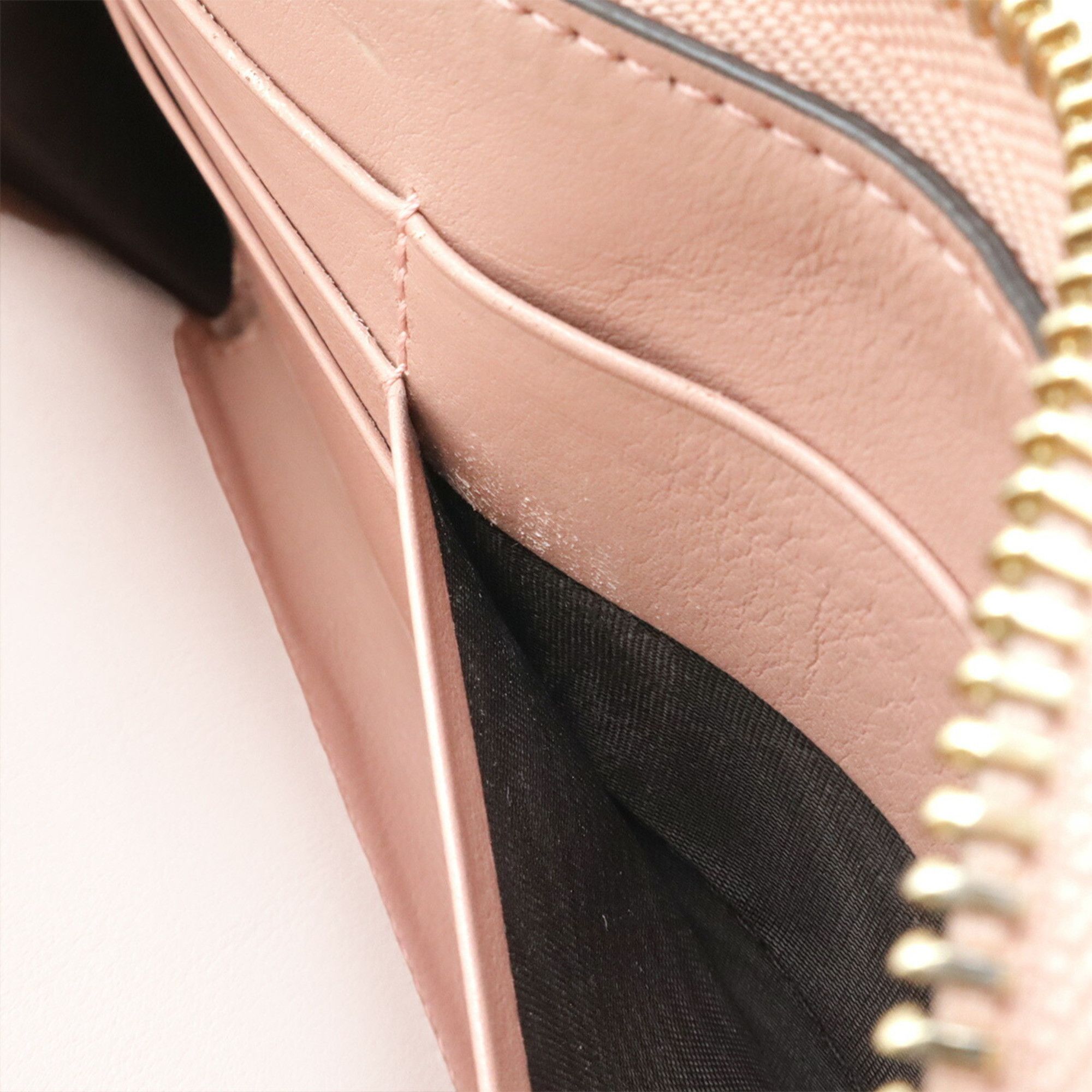 Gucci GUCCI Microguccissima Round Long Wallet, Leather, Pink, 449391 Size ONE SIZE - 9 Thumbnail