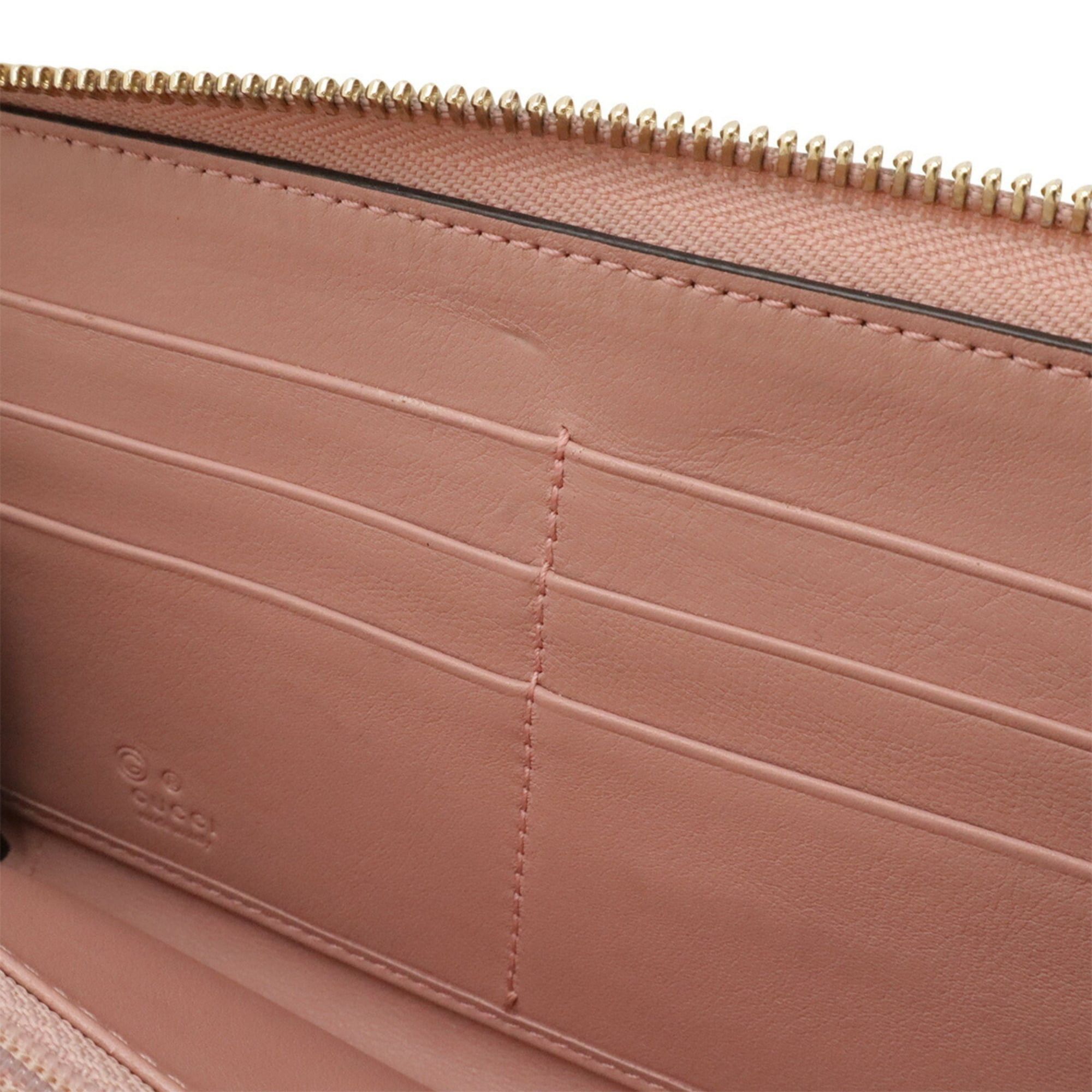 Gucci GUCCI Microguccissima Round Long Wallet, Leather, Pink, 449391 Size ONE SIZE - 8 Thumbnail