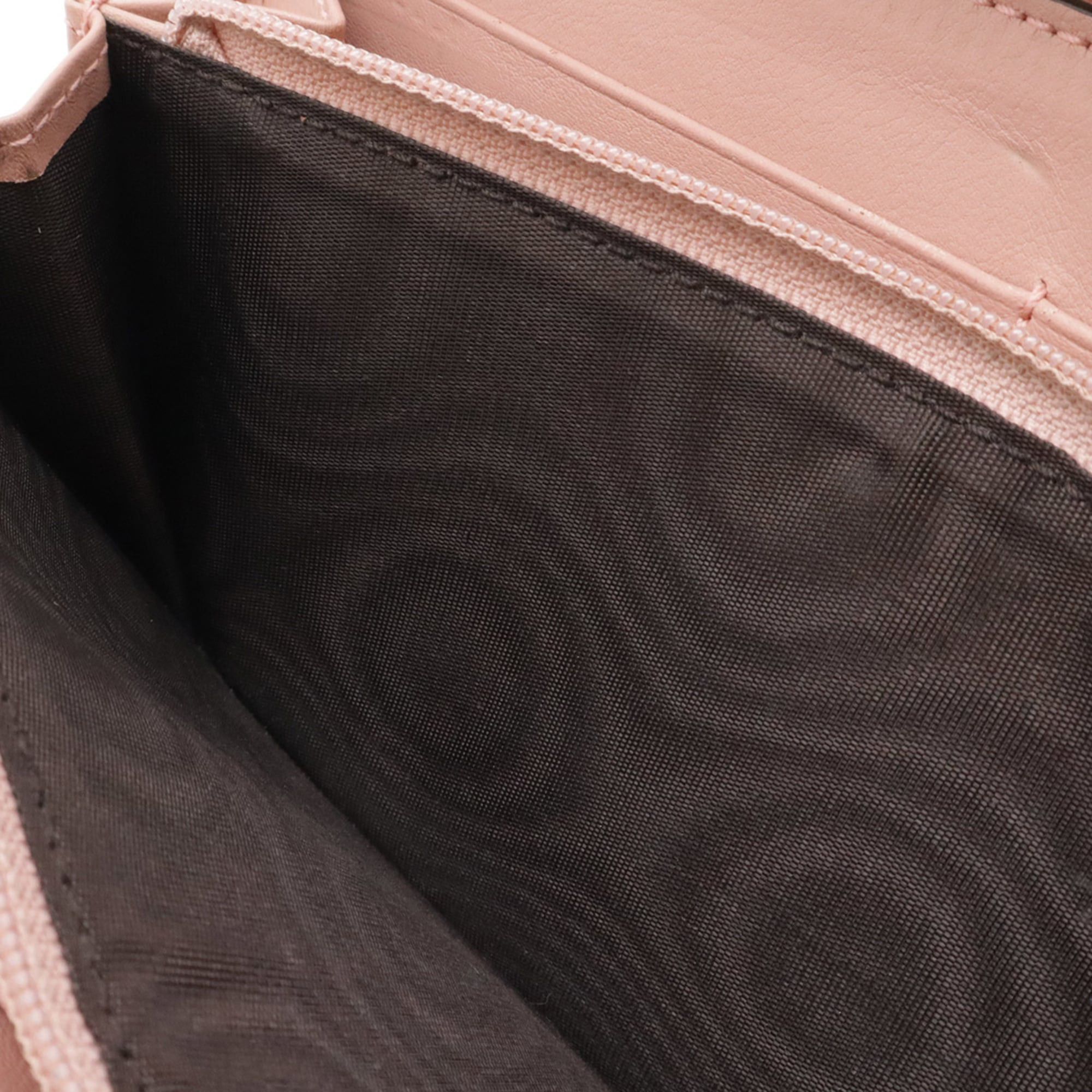 Gucci GUCCI Microguccissima Round Long Wallet, Leather, Pink, 449391 Size ONE SIZE - 7 Thumbnail