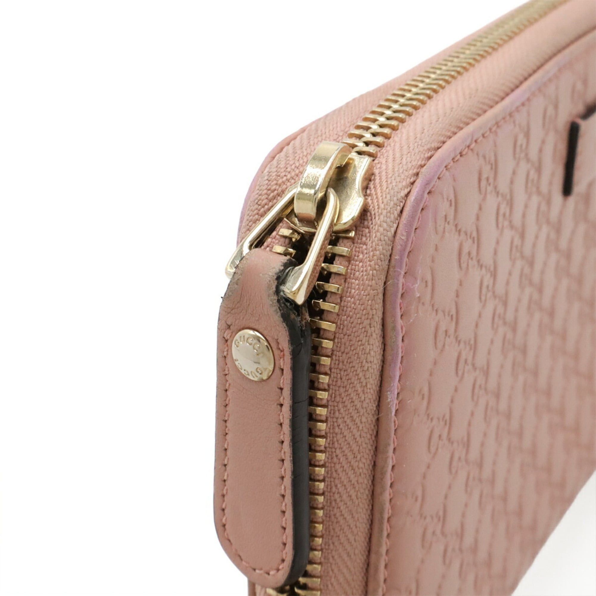 Gucci GUCCI Microguccissima Round Long Wallet, Leather, Pink, 449391 Size ONE SIZE - 5 Thumbnail