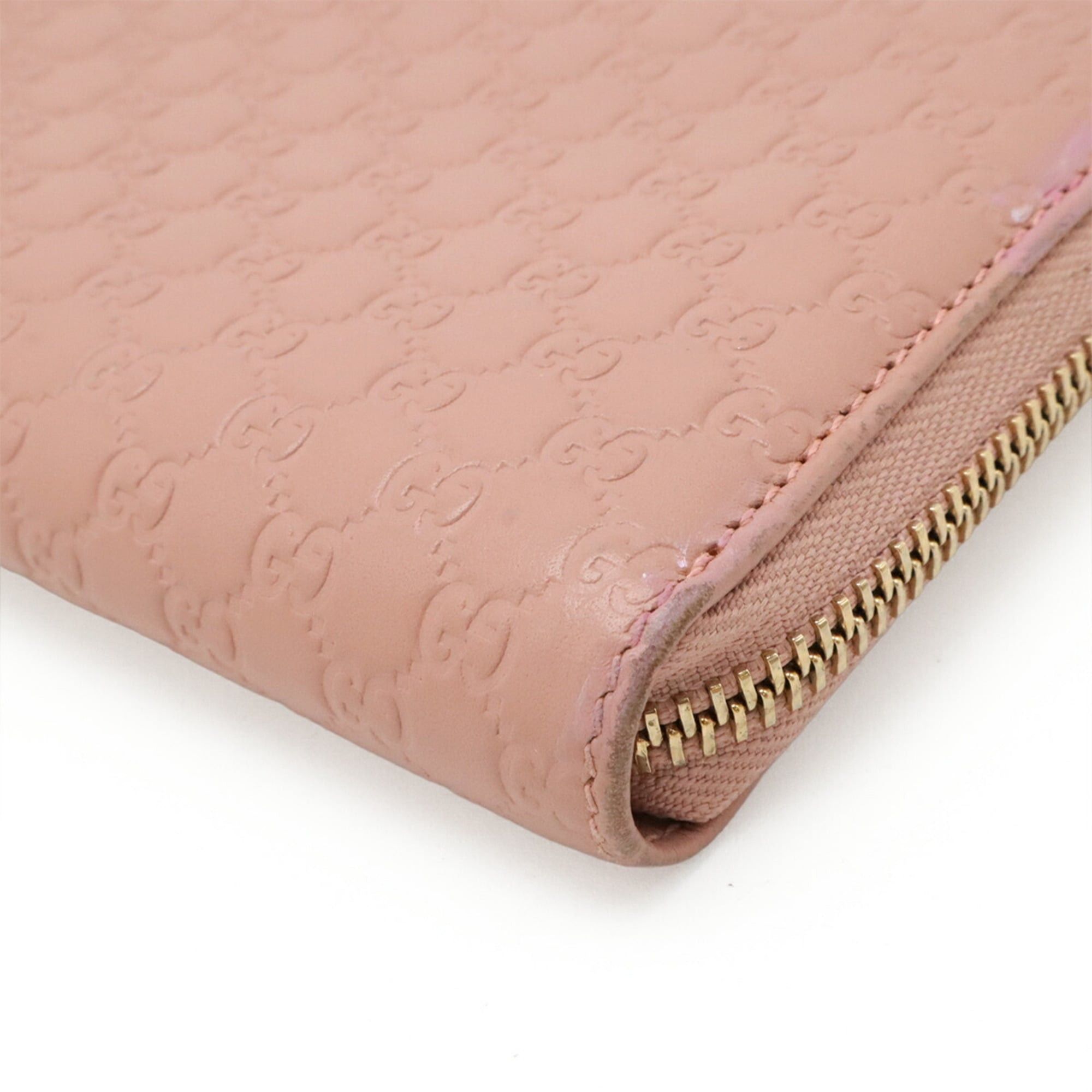 Gucci GUCCI Microguccissima Round Long Wallet, Leather, Pink, 449391 Size ONE SIZE - 4 Thumbnail