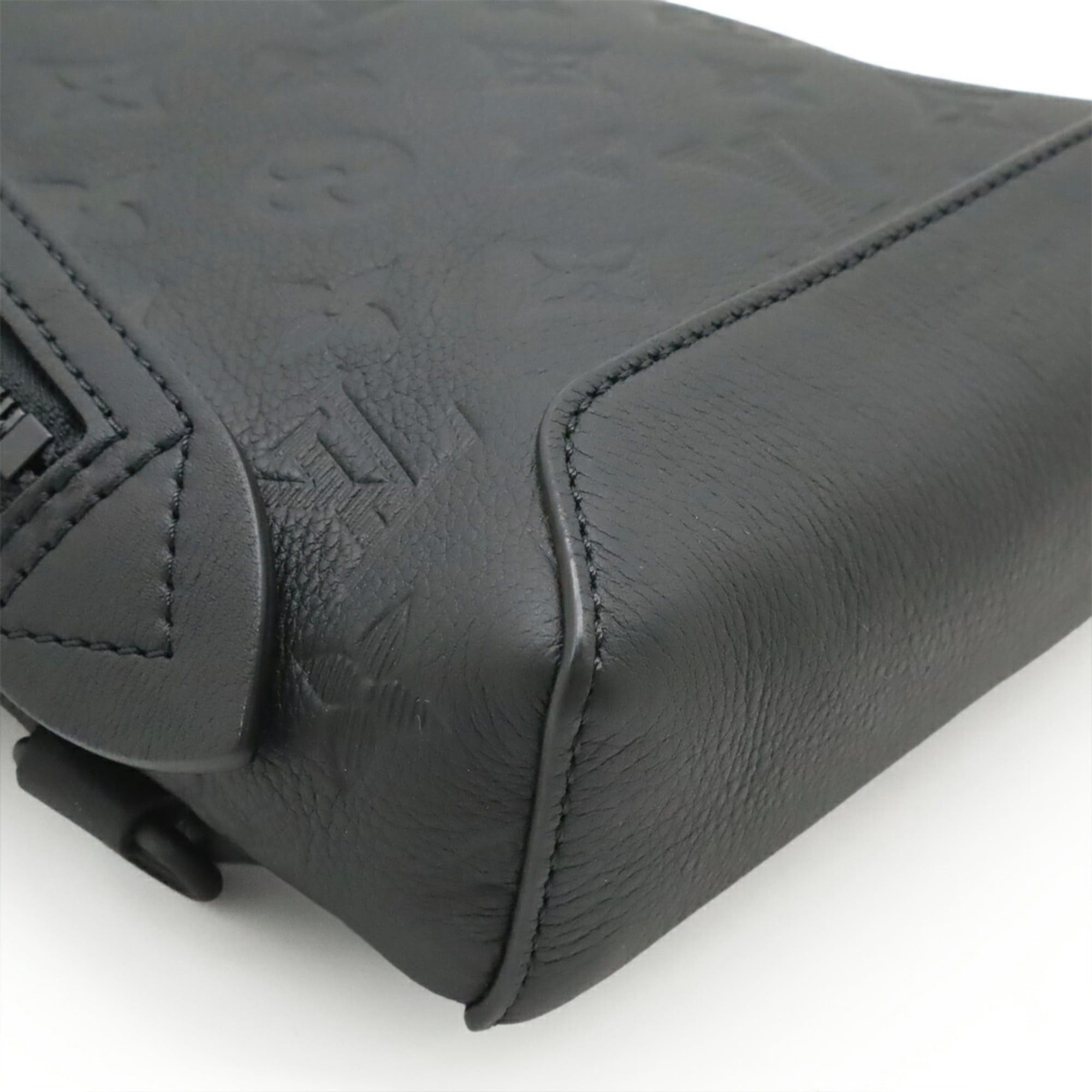 Louis Vuitton Louis Vuitton Monogram Shadow Duo Sling Bag Body Shoulder Noir Black Coin Purse M21890 Size ONE SIZE - 4 Thumbnail