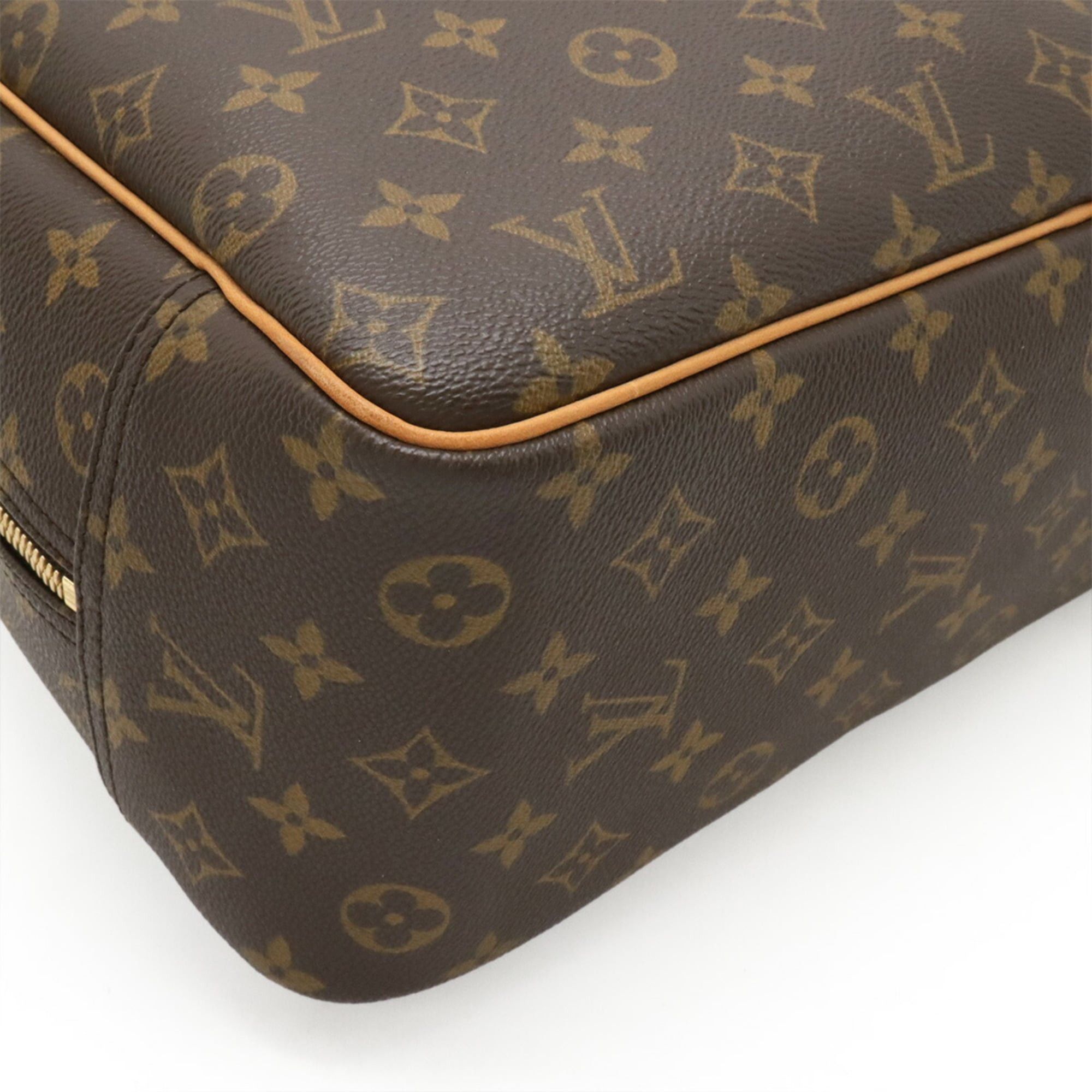 Louis Vuitton Louis Vuitton Monogram Bowling Vanity Deauville Handbag M47270 Size ONE SIZE - 4 Thumbnail