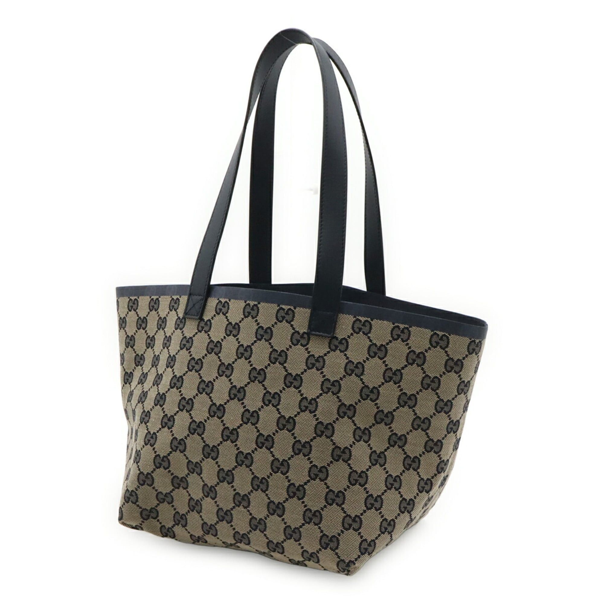 Gucci GUCCI Tortissima GG Canvas Small Tote Bag/Shoulder Bag, Navy Blue, Handbag (Pouch missing), Item No. 788211 Size ONE SIZE - 3 Thumbnail