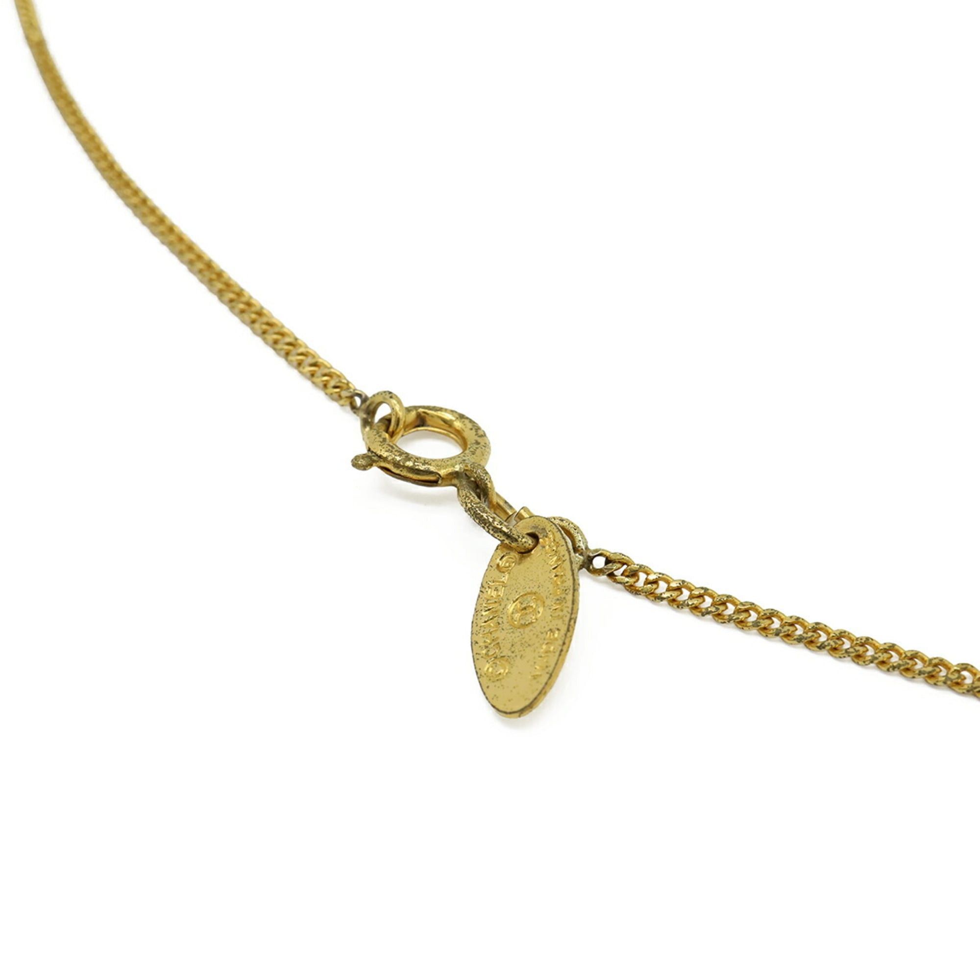 Chanel CHANEL Coco Mark Chain Necklace Pendant GP Gold Size ONE SIZE - 6 Thumbnail