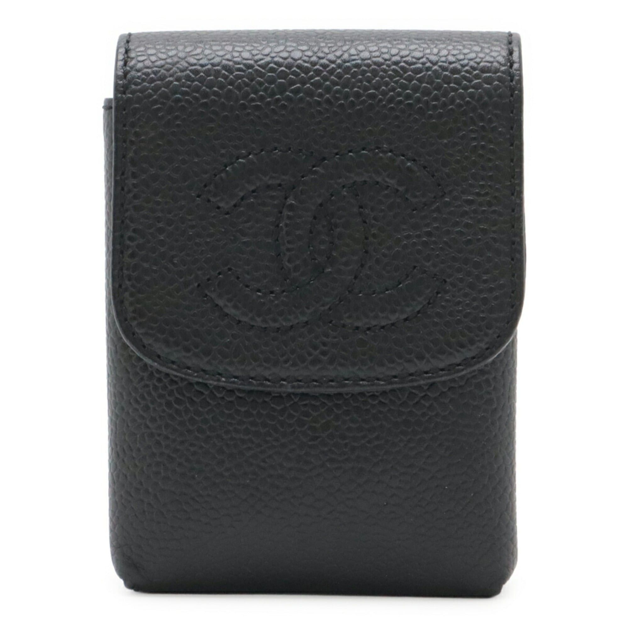 Chanel CHANEL Coco Mark Cigarette Case, Tobacco iQOS Handbag Pouch, Caviar Leather, Black A13511 Size ONE SIZE - 2 Thumbnail