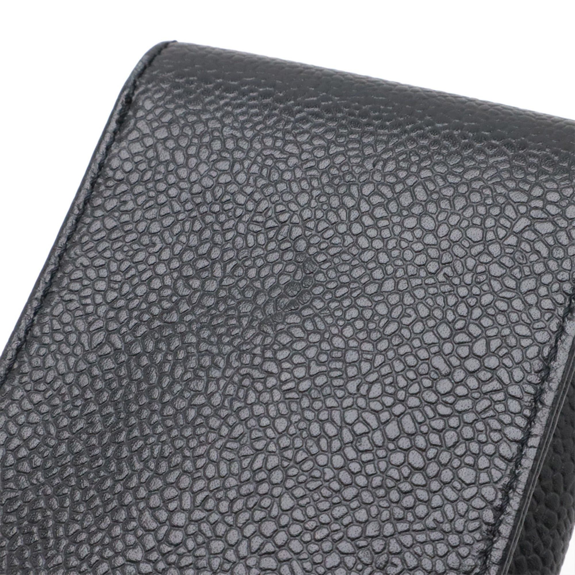 Chanel CHANEL Coco Mark Cigarette Case, Tobacco iQOS Handbag Pouch, Caviar Leather, Black A13511 Size ONE SIZE - 5 Thumbnail