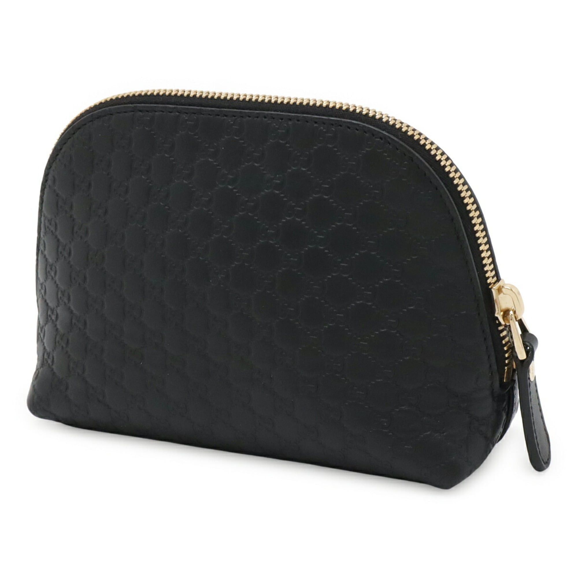 Gucci GUCCI Microguccissima Handbag Pouch Multi-Pouch Leather Black 449893 Size ONE SIZE - 3 Thumbnail