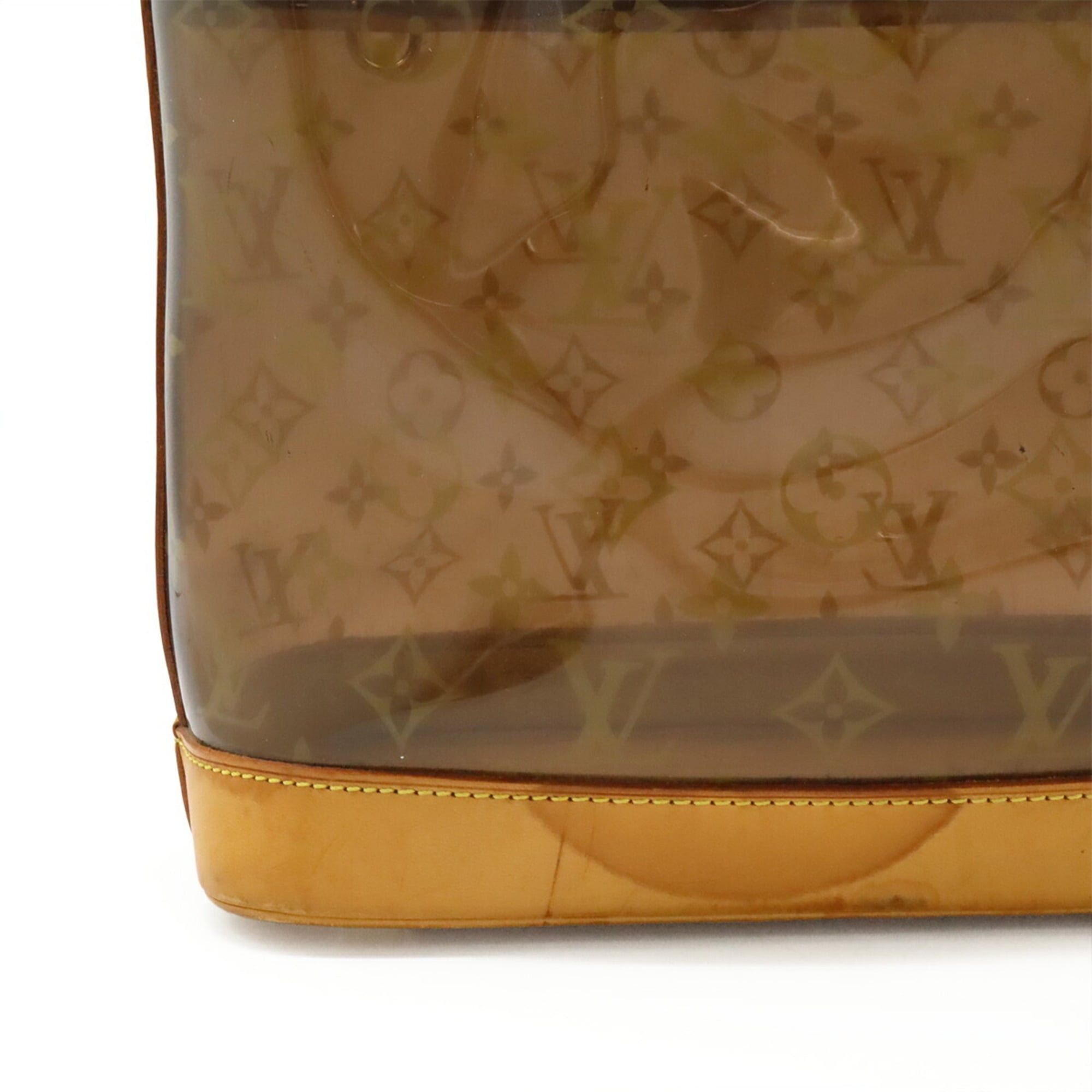 Louis Vuitton Louis Vuitton Monogram Vinyl Cabas Ambre PM Tote Bag Shoulder Plastic Chain Brown M92502 Size ONE SIZE - 8 Thumbnail