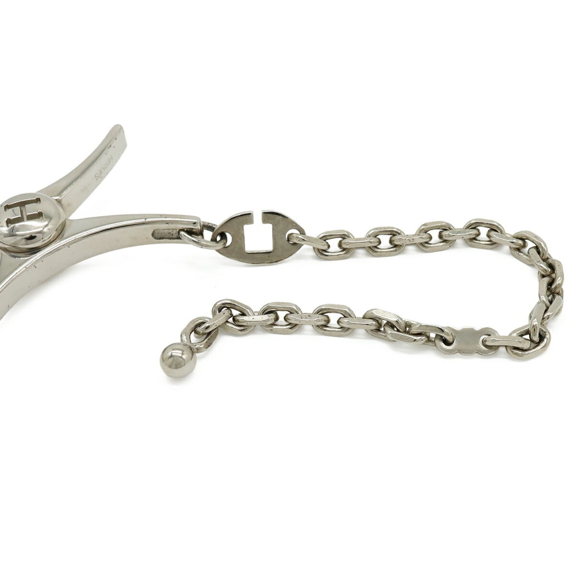 Hermes HERMES Philo Glove Holder, Metal, Silver Size ONE SIZE - 5 Thumbnail