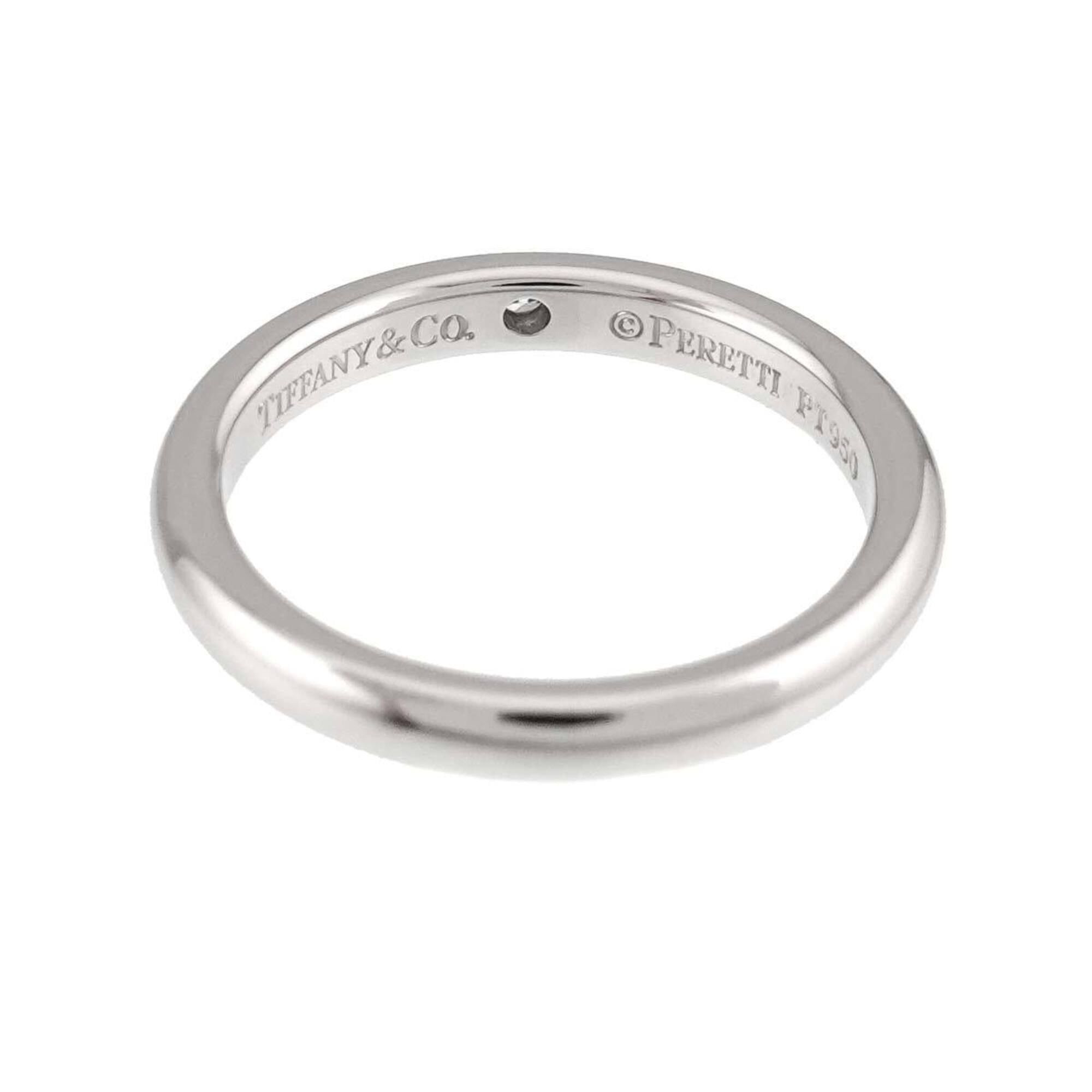 Tiffany & Co. Tiffany & Co. Stacking Band Ring with 1 Diamond, Platinum. Size ONE SIZE - 4 Thumbnail