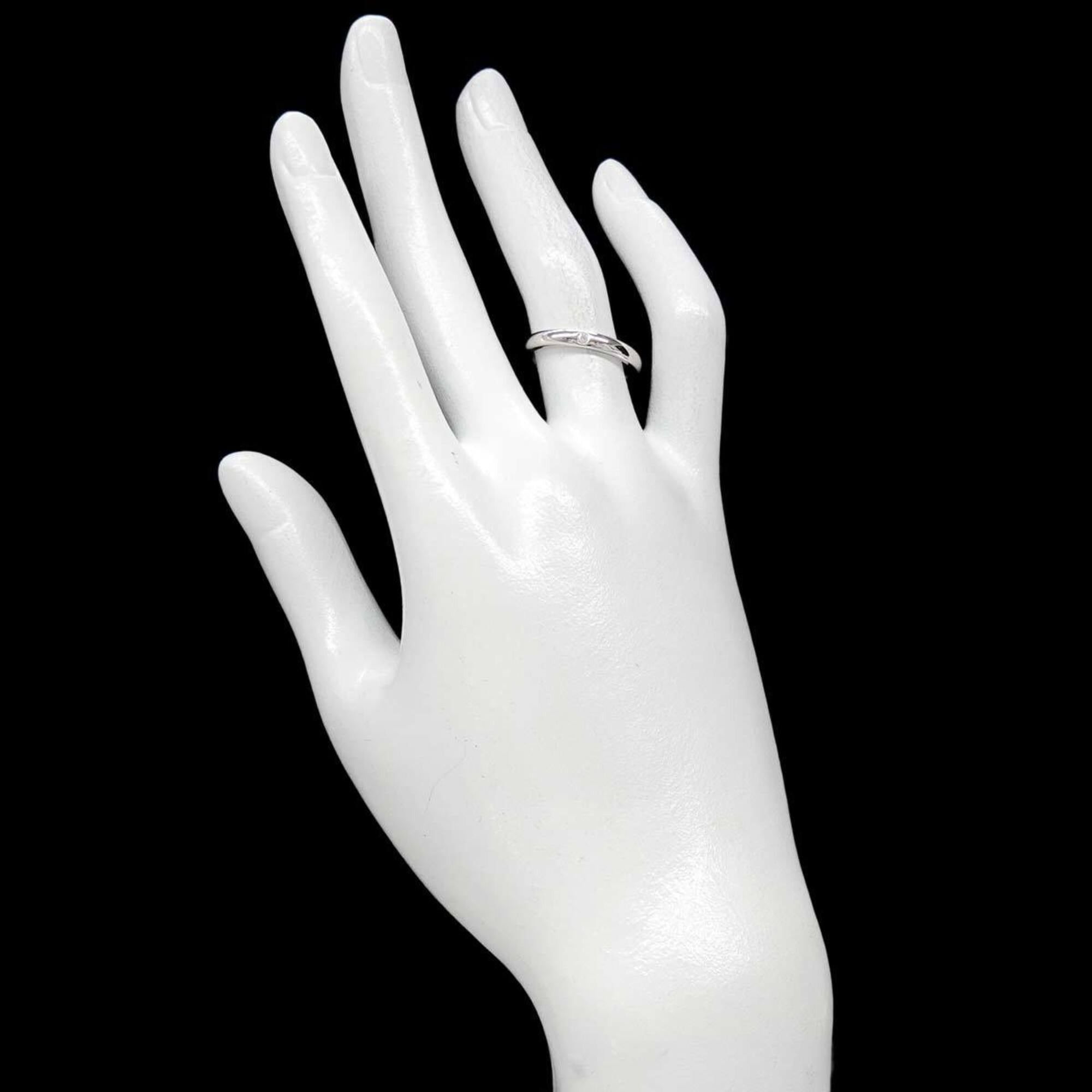Tiffany & Co. Tiffany & Co. Stacking Band Ring, 1 Diamond, Platinum. Size ONE SIZE - 6 Thumbnail