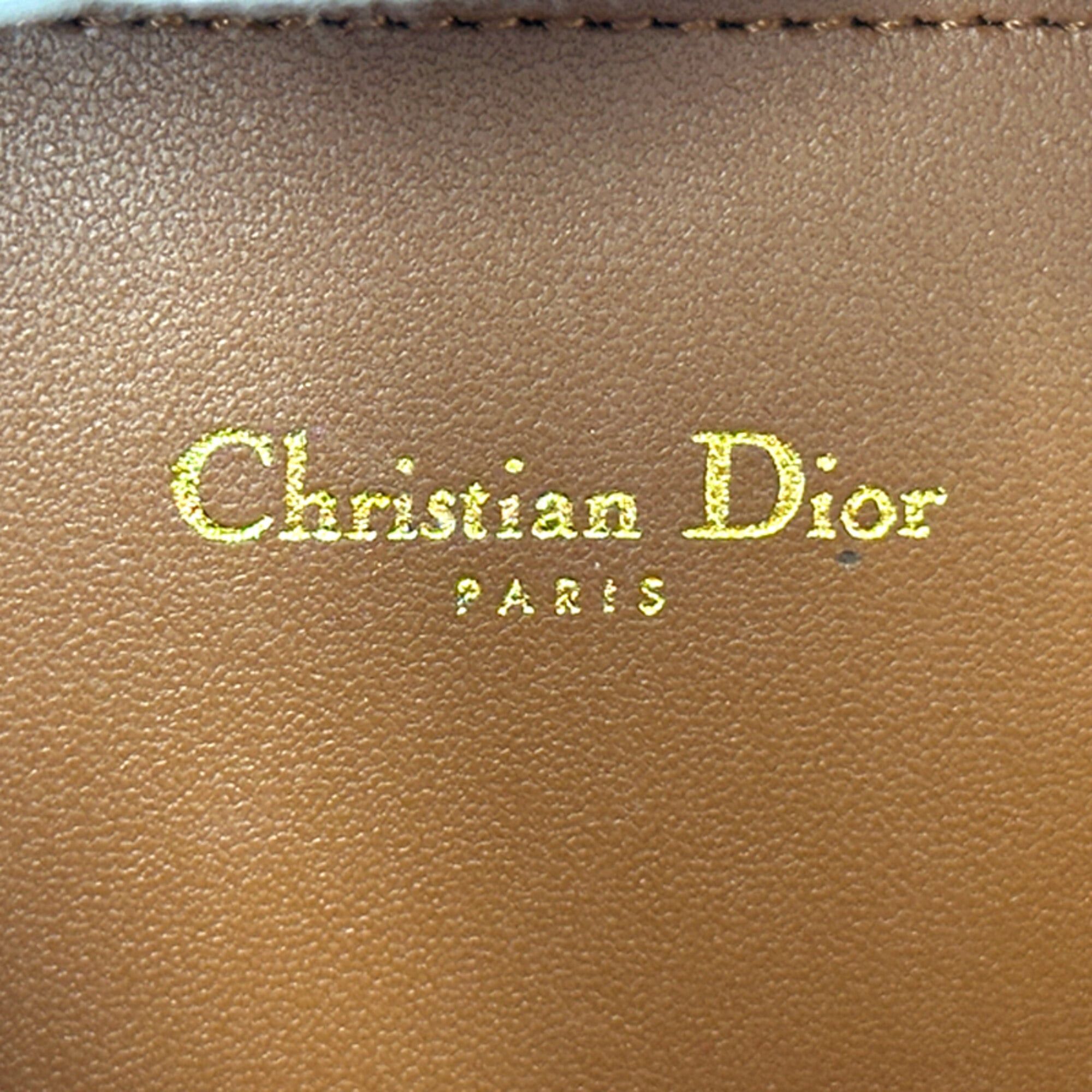 Dior Christian Dior Dior handbag for women, brand name shoulder bag, leather oval camera brown, mini compact, crossbody bag. Size ONE SIZE - 6 Thumbnail