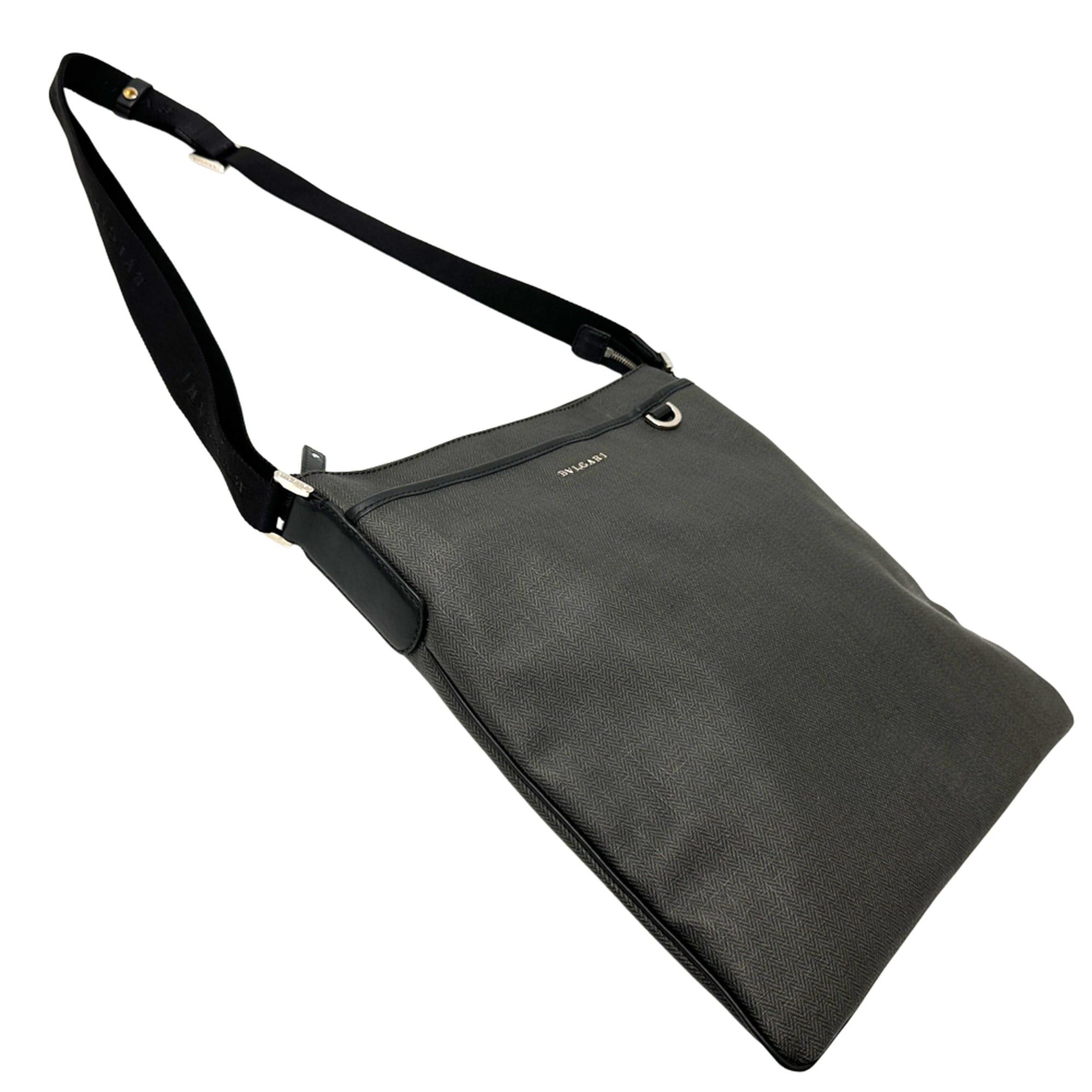 Bvlgari BVLGARI Weekend Shoulder Bag (Gray/Black) - Women's & Men's Handbag Crossbody Size ONE SIZE - 4 Thumbnail