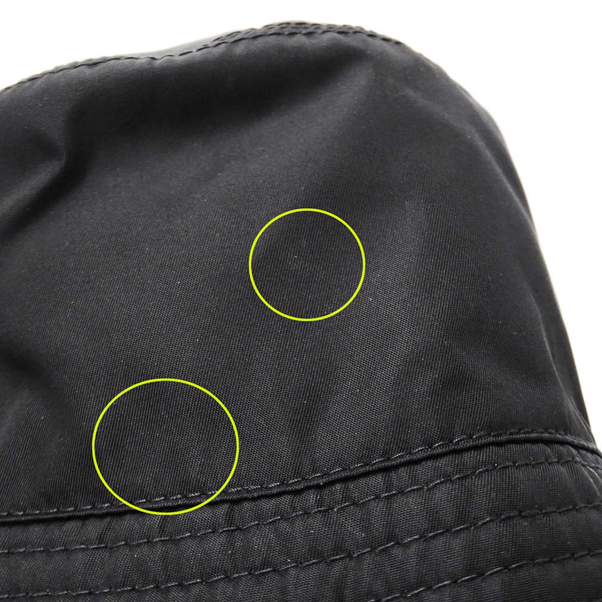 Prada Prada Hat for Women and Men, Brand Name, Nylon Re-Nylon Bucket Hat, Black, Size S Size ONE SIZE - 12 Thumbnail