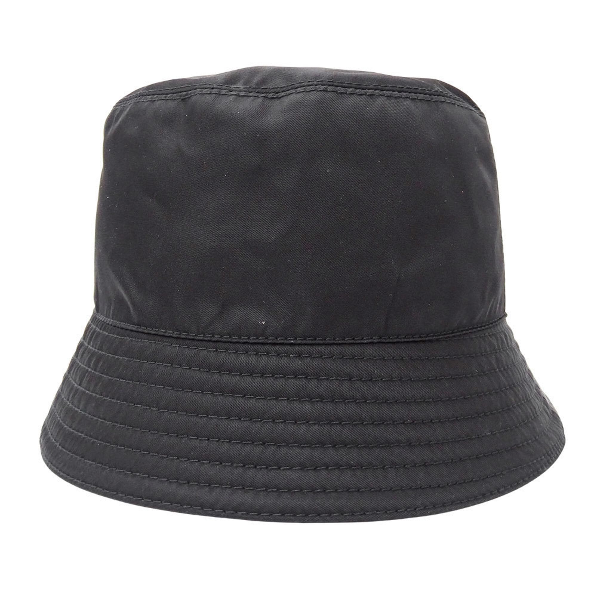 Prada Prada Hat for Women and Men, Brand Name, Nylon Re-Nylon Bucket Hat, Black, Size S Size ONE SIZE - 4 Thumbnail