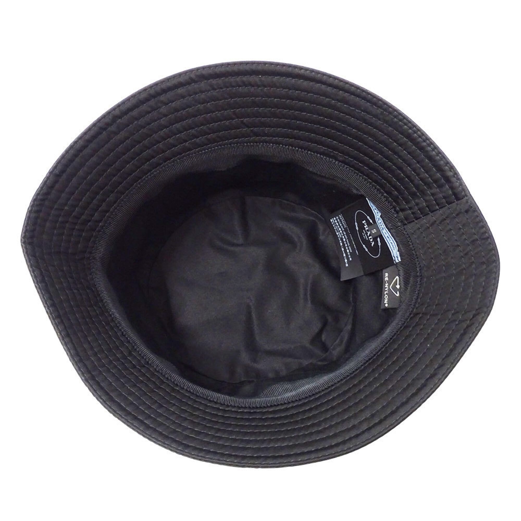 Prada Prada Hat for Women and Men, Brand Name, Nylon Re-Nylon Bucket Hat, Black, Size S Size ONE SIZE - 6 Thumbnail