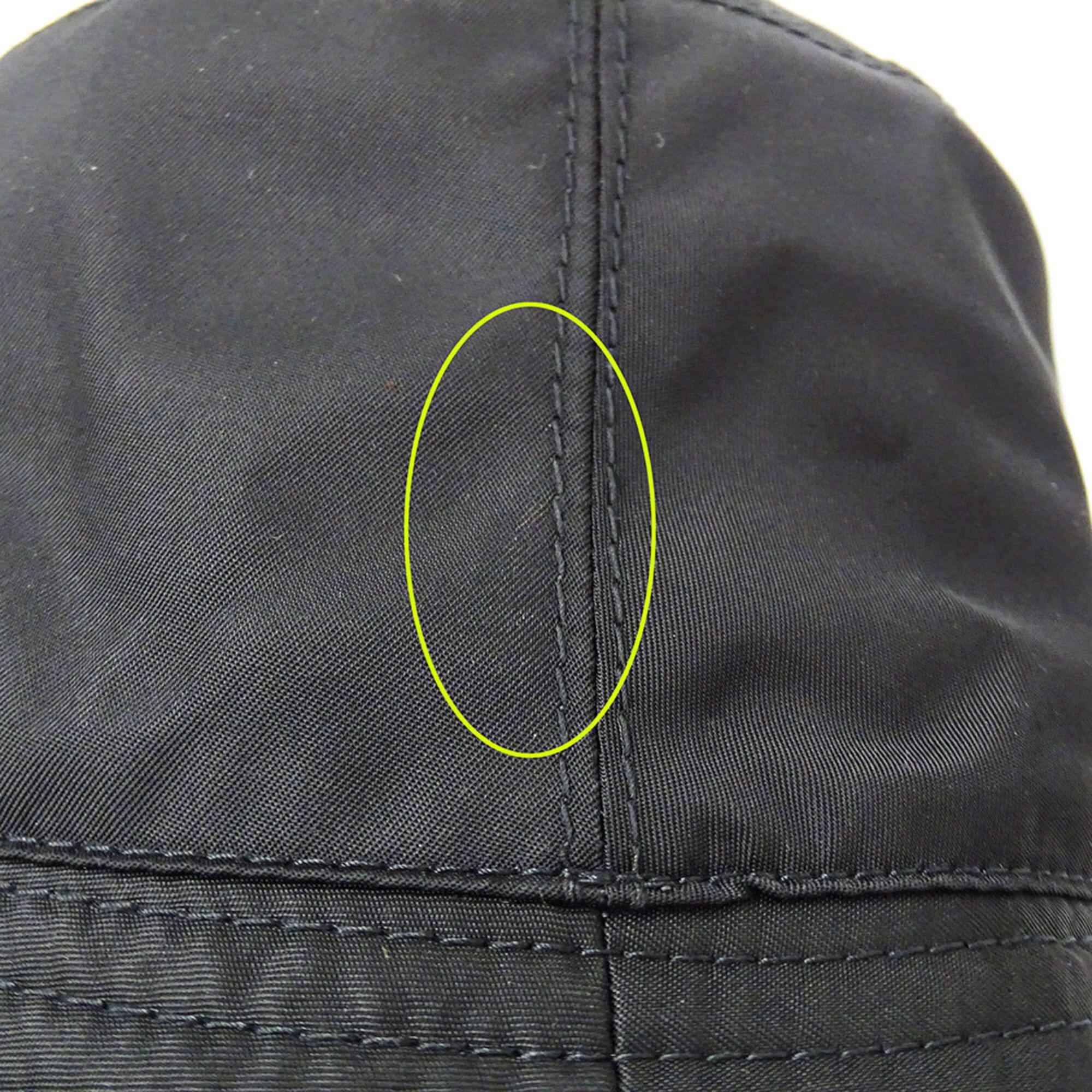 Prada Prada Hat for Women and Men, Brand Name, Nylon Re-Nylon Bucket Hat, Black, Size S Size ONE SIZE - 13 Thumbnail