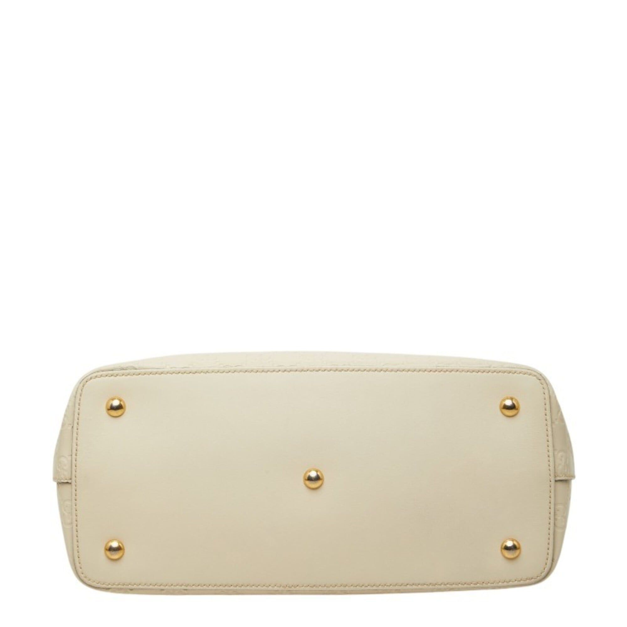 Gucci Gucci Guccissima Handbag Shoulder Bag 2WAY 428226 White Leather Women's GUCCI Size ONE SIZE - 3 Thumbnail