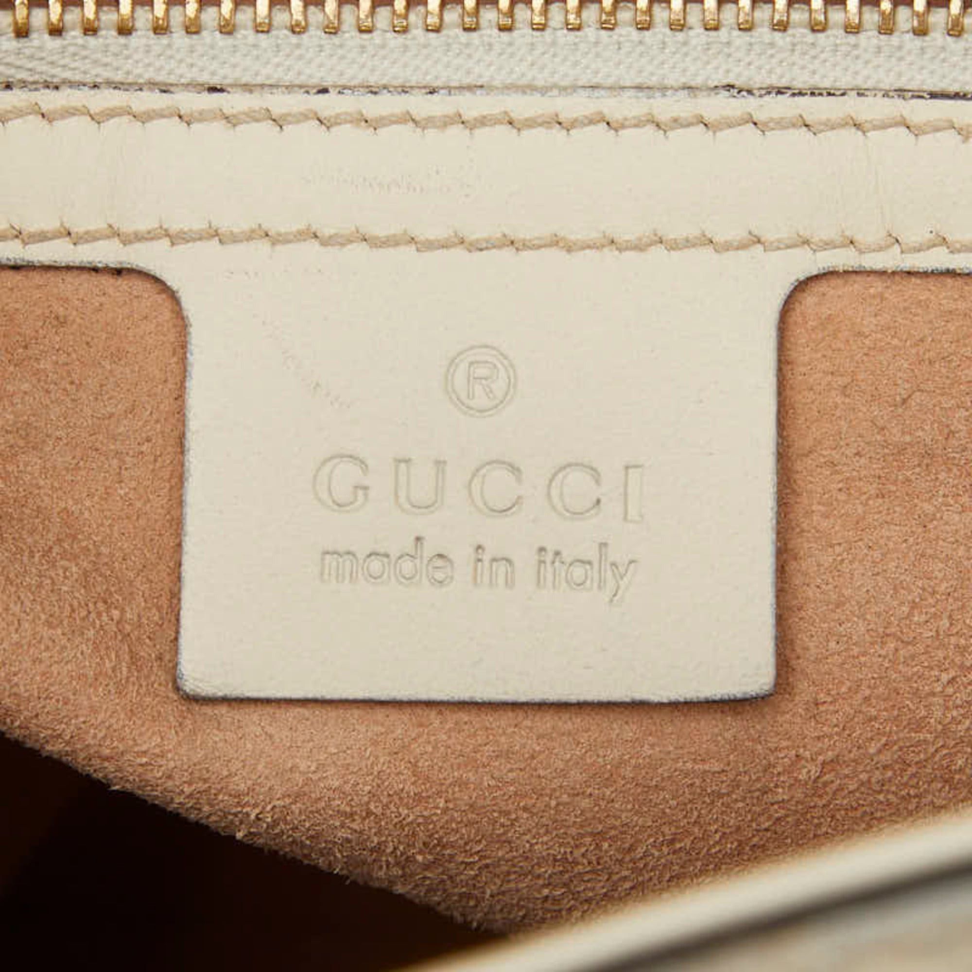 Gucci Gucci Guccissima Handbag Shoulder Bag 2WAY 428226 White Leather Women's GUCCI Size ONE SIZE - 14 Thumbnail