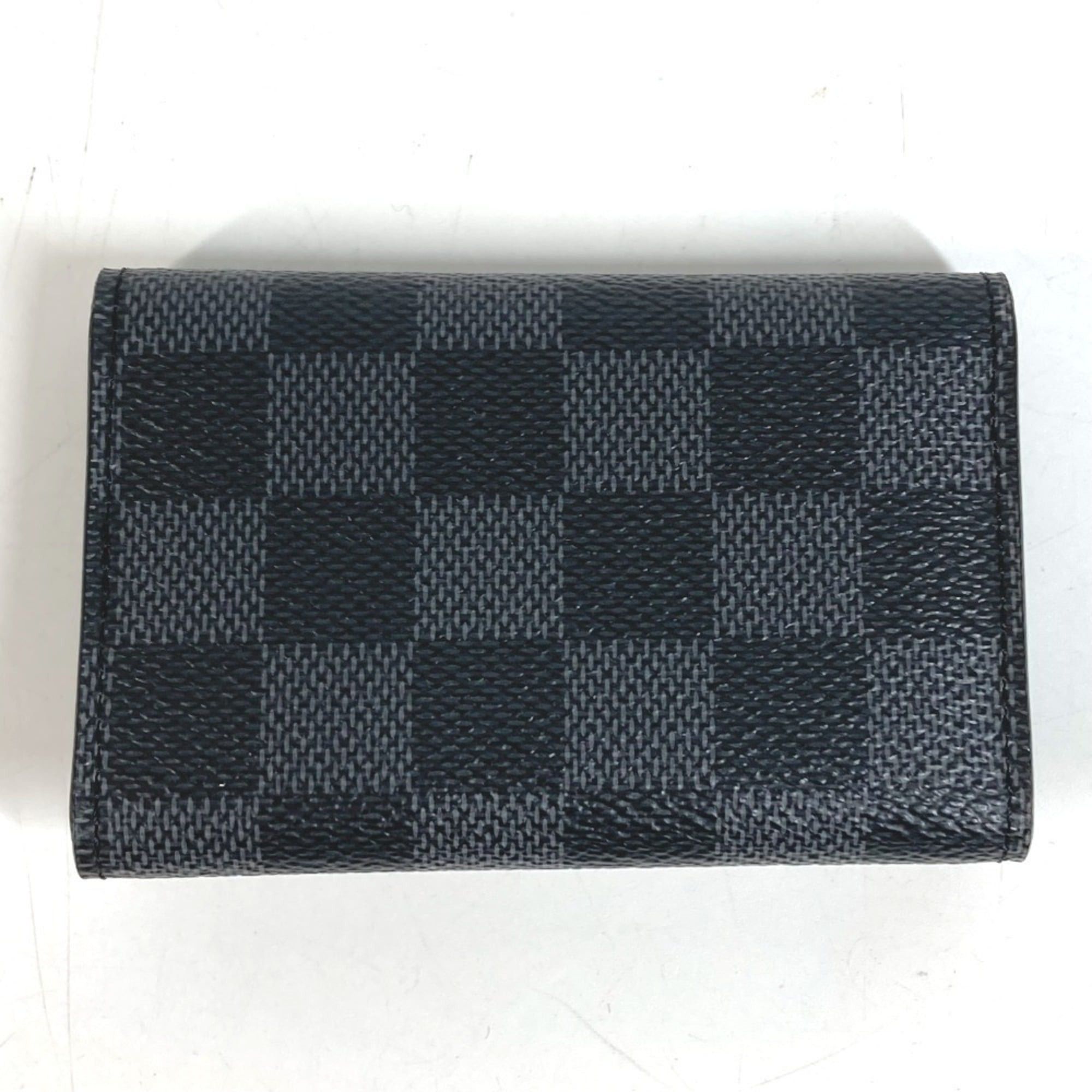 Louis Vuitton LOUIS VUITTON N62662 Damier Graphite Multicles 6 Key Case (6-ring key holder) - Canvas Men's & Women's Black Size ONE SIZE - 6 Thumbnail