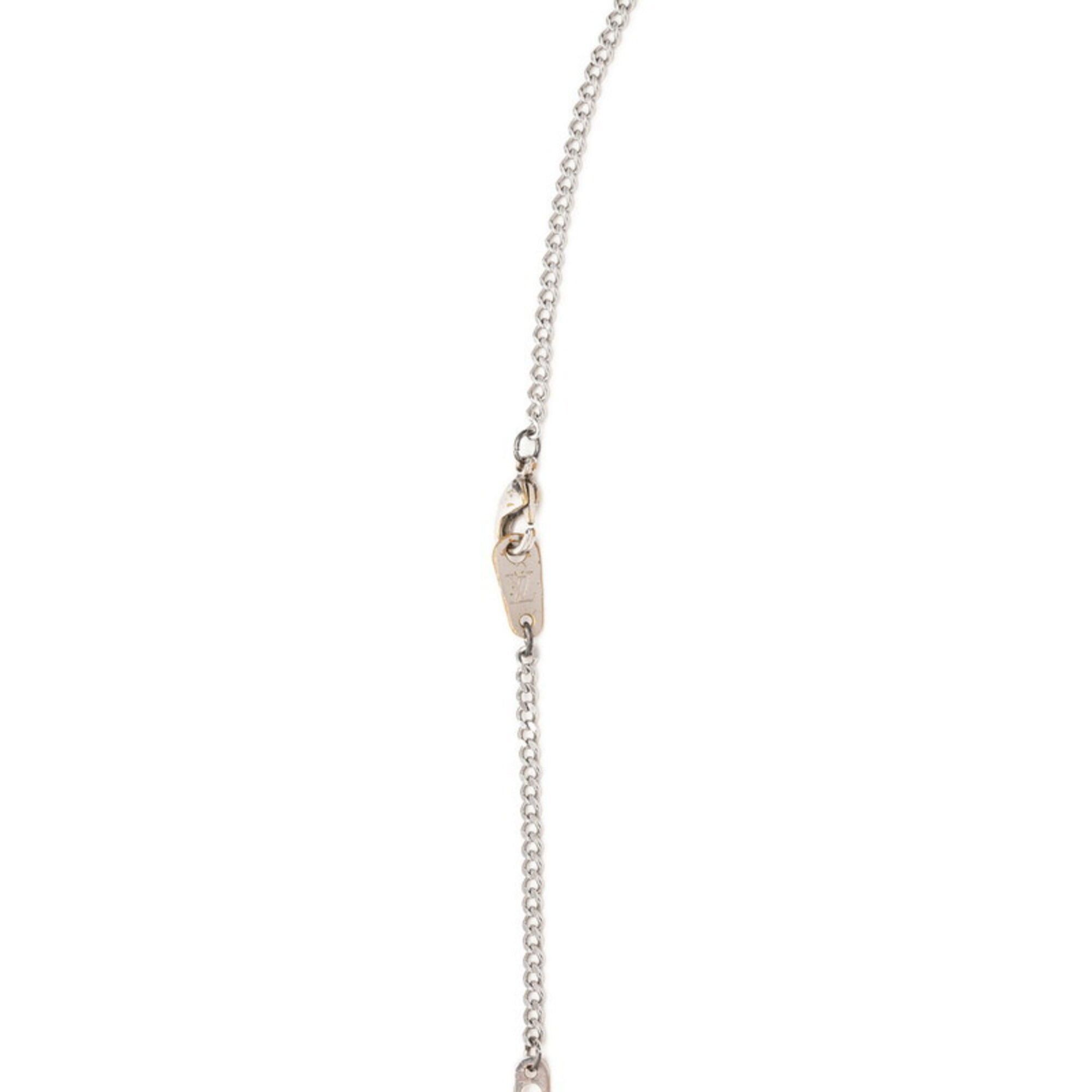 Louis Vuitton Louis Vuitton Collier LV Award Chain Pendant Necklace M00911 Black Silver Metal Women's LOUIS VUITTON Size ONE SIZE - 4 Thumbnail