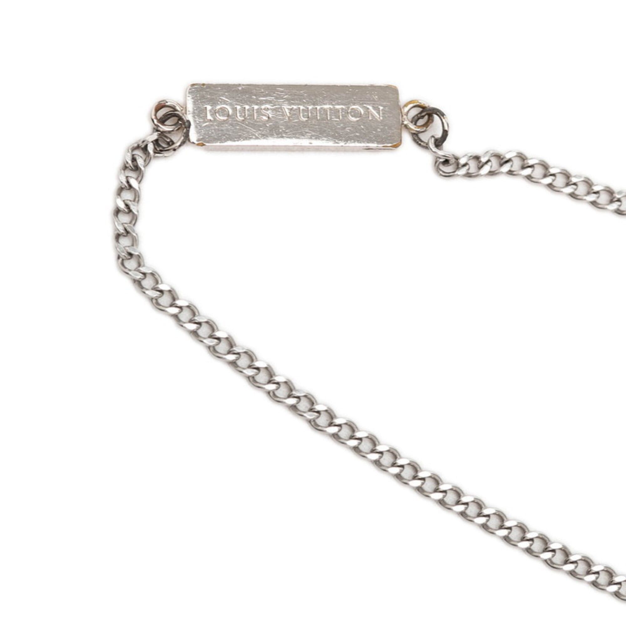 Louis Vuitton Louis Vuitton Collier LV Award Chain Pendant Necklace M00911 Black Silver Metal Women's LOUIS VUITTON Size ONE SIZE - 7 Thumbnail