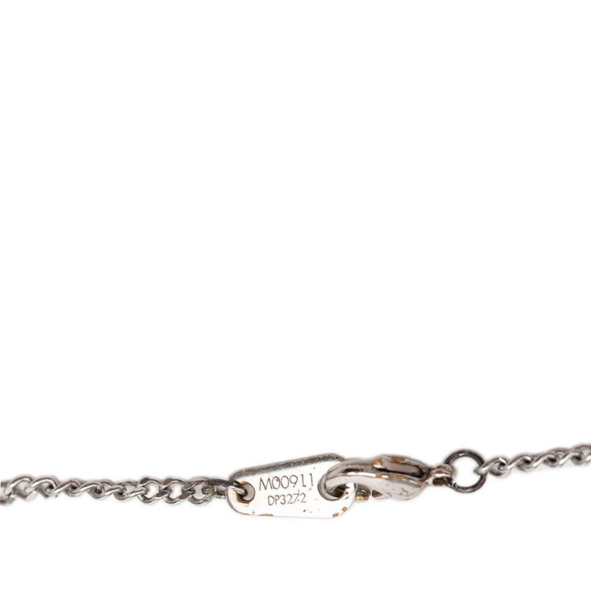 Louis Vuitton Louis Vuitton Collier LV Award Chain Pendant Necklace M00911 Black Silver Metal Women's LOUIS VUITTON Size ONE SIZE - 5 Thumbnail
