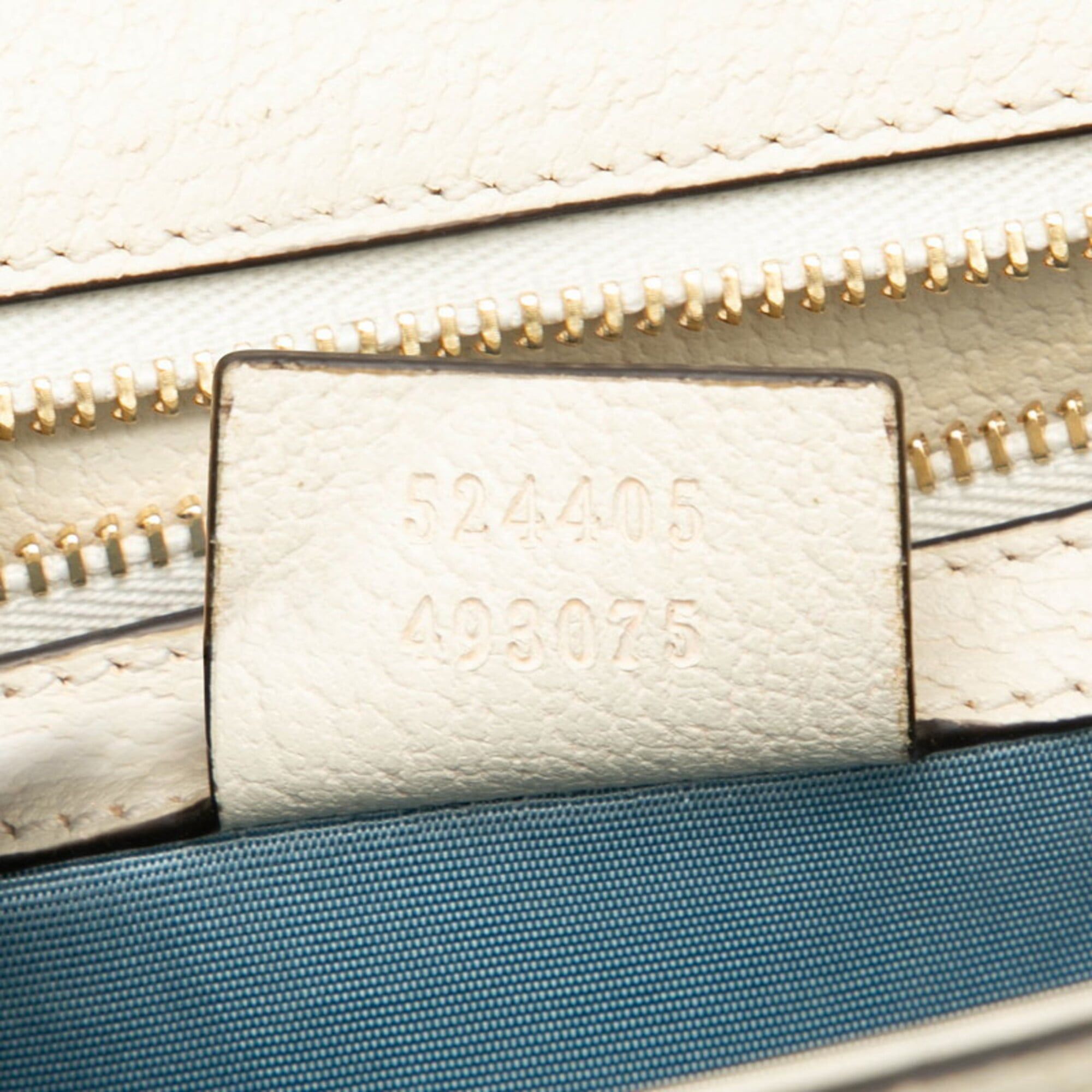 Gucci Gucci Sherry Line Sylvie Bee & Star Small Shoulder Bag 524405 Ivory Multicolor Leather Women's GUCCI Size ONE SIZE - 5 Thumbnail