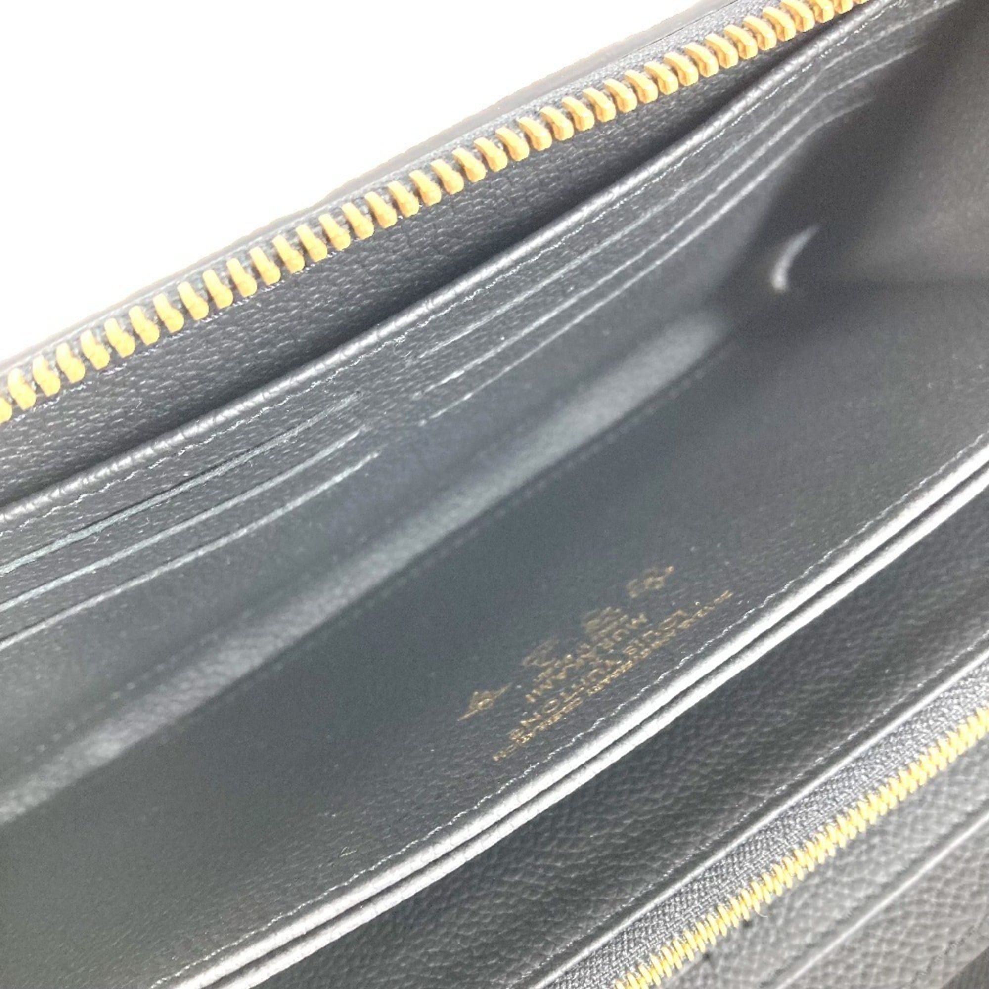 Louis Vuitton LOUIS VUITTON M14160 Japan Limited Edition LV × TM Monogram Empreinte Zippy Wallet Takashi Murakami Panda Round Zipper Long Leather Men's Women's Noir Black Like New Size ONE SIZE - 5 Thumbnail