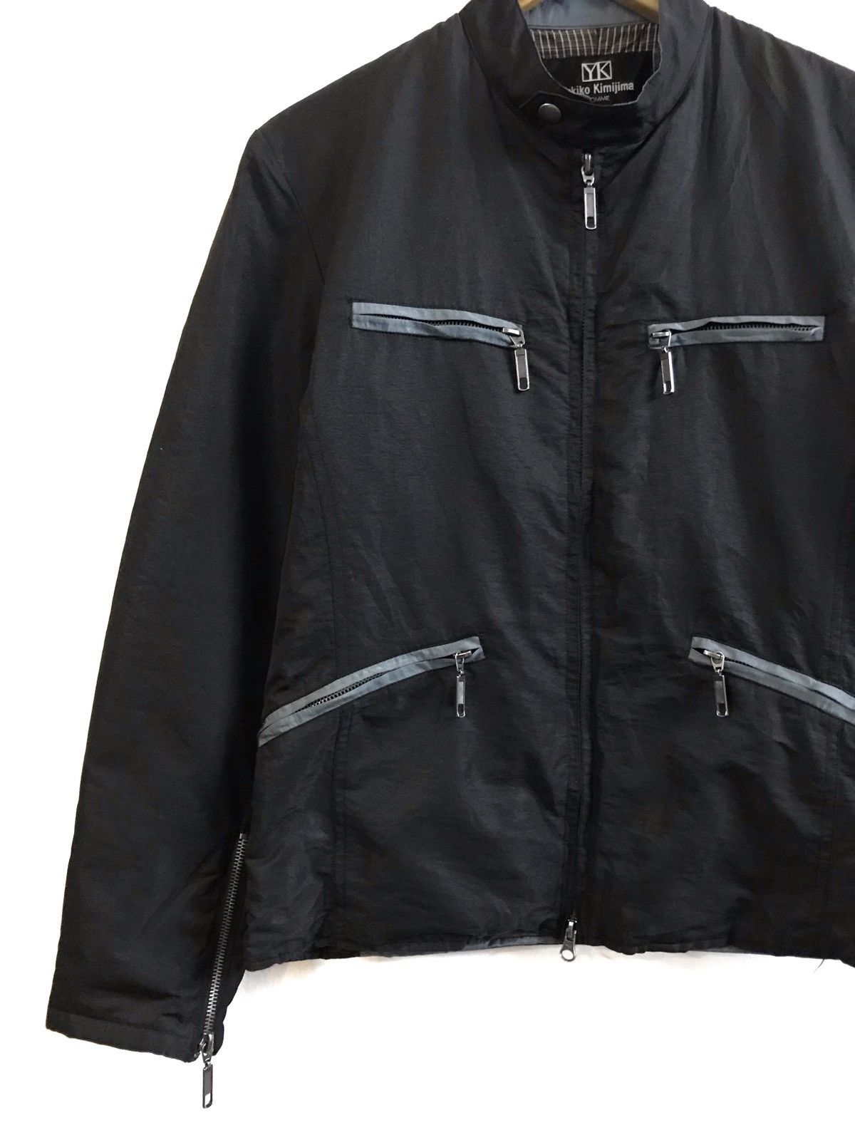 Japanese Brand Yukiko Kimijima Homme Zipper Jacket Size US M / EU 48-50 / 2 - 2 Thumbnail