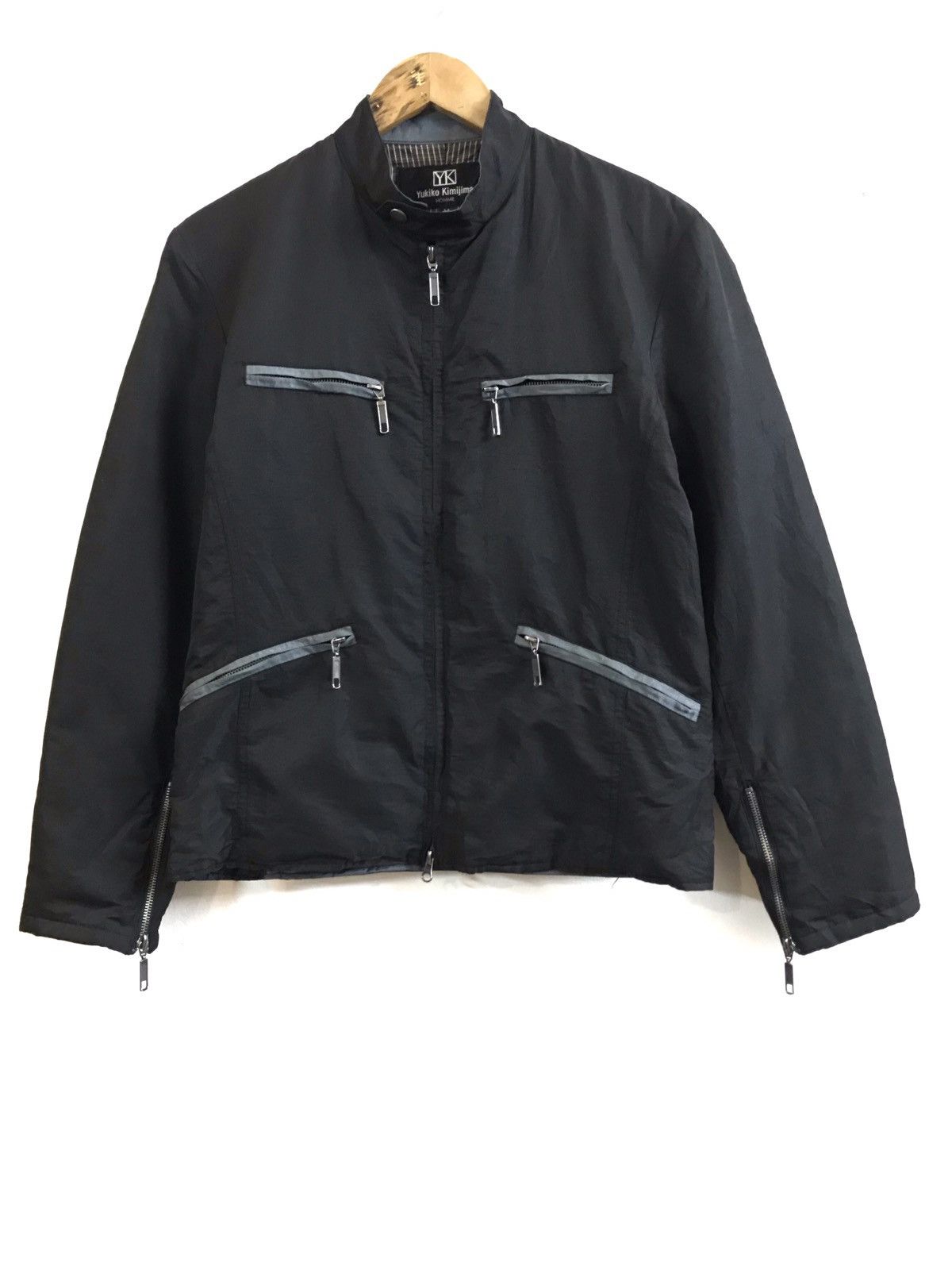 Japanese Brand Yukiko Kimijima Homme Zipper Jacket Size US M / EU 48-50 / 2 - 1 Thumbnail