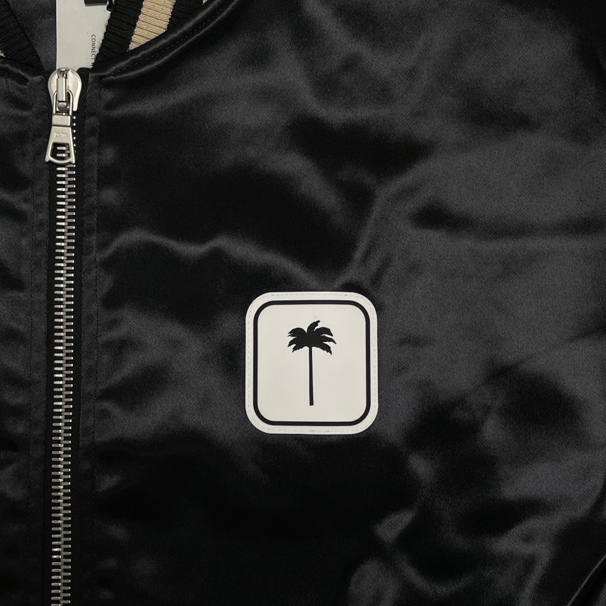 Palm Angels PXP Satin Varsity Black Gold White Size US XL / EU 56 / 4 - 3 Thumbnail