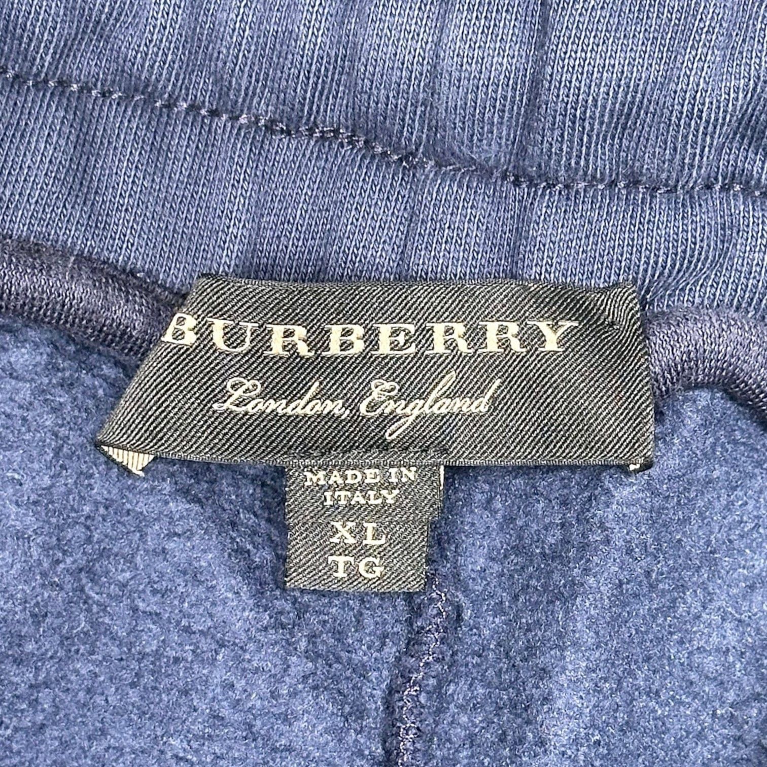 Burberry Slim Fit Sweatpants Navy Size US 40 / EU 56 - 4 Thumbnail