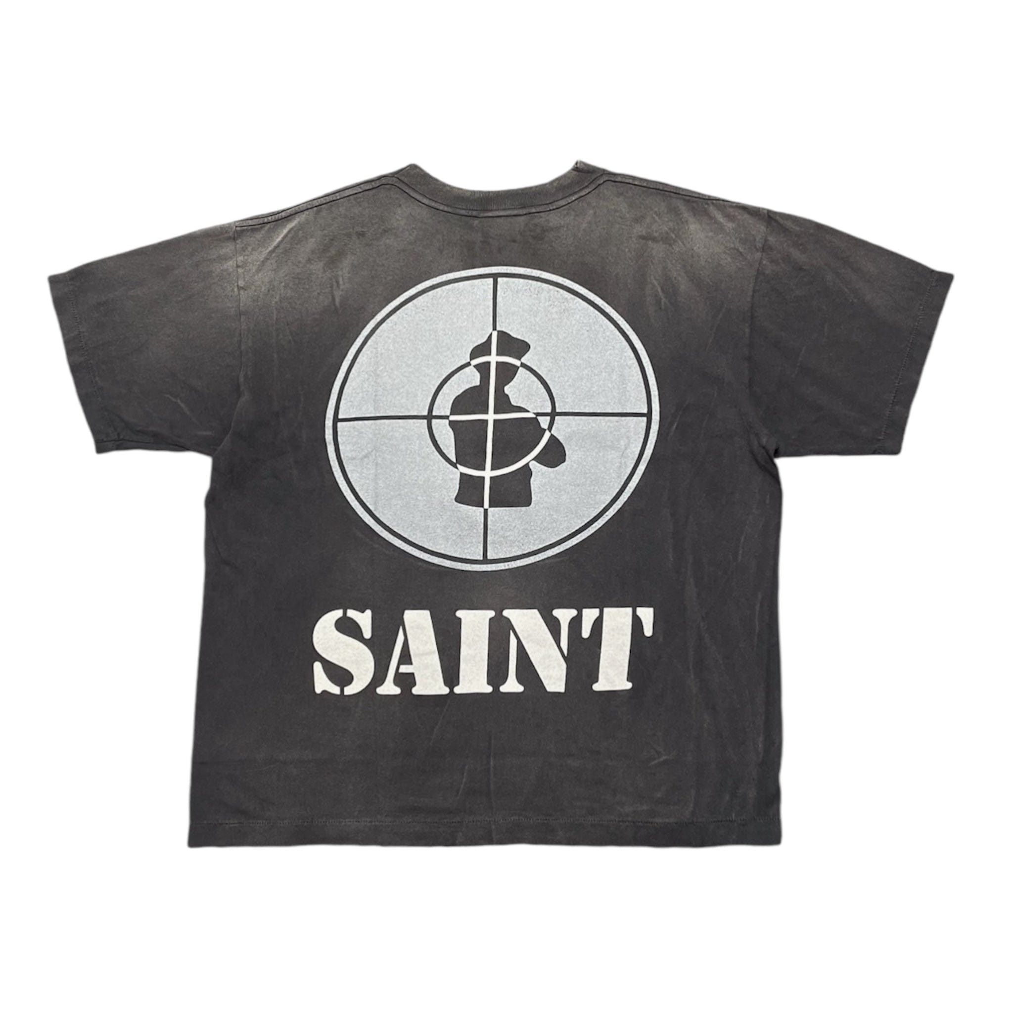 Saint Michael x Public Enemy Saint Enemy Short Sleeve Tee Shirt Black Size US L / EU 52-54 / 3 - 2 Thumbnail
