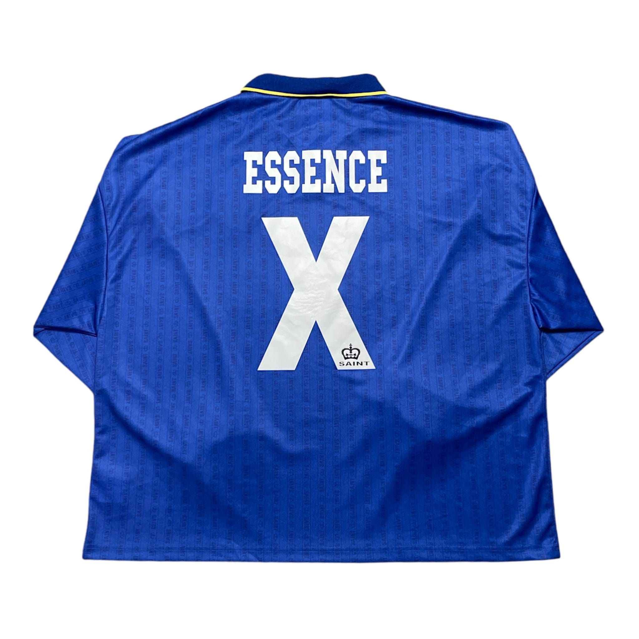 Saint Michael Faith Long Sleeve Soccer Jersey Shirt Blue Size US XL / EU 56 / 4 - 2 Thumbnail