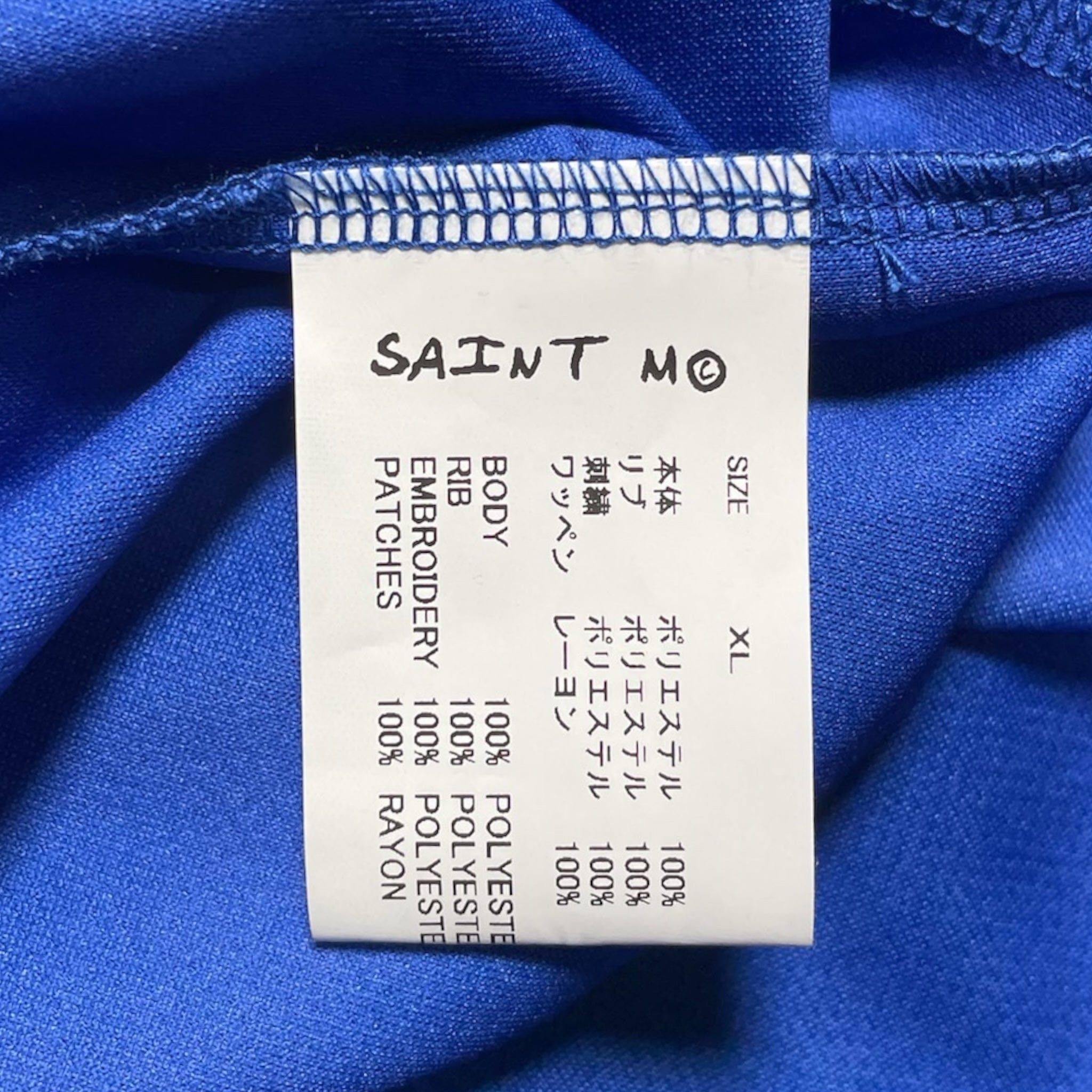 Saint Michael Faith Long Sleeve Soccer Jersey Shirt Blue Size US XL / EU 56 / 4 - 5 Thumbnail