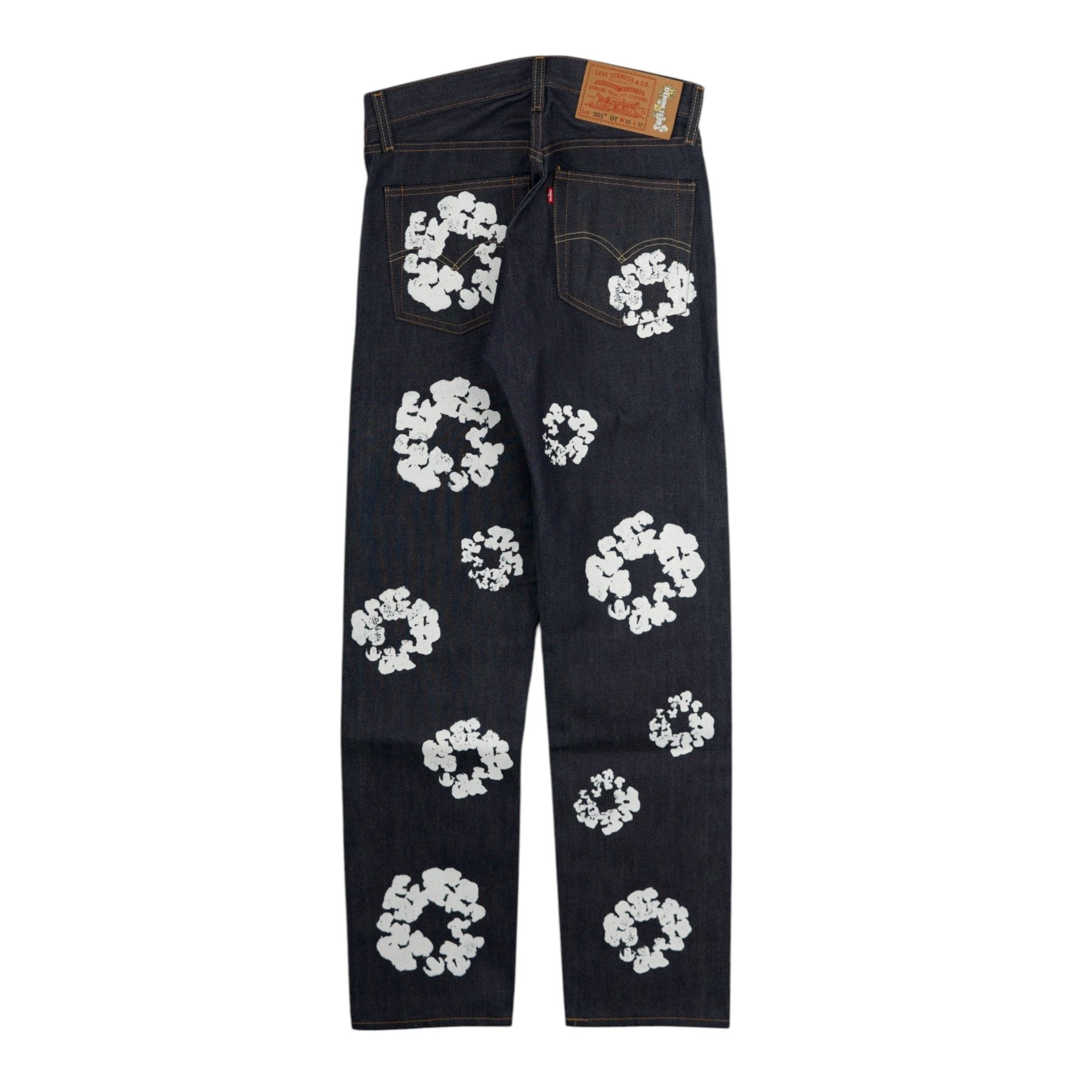 DENIM TEARS x Levi's Cotton Wreath Jeans Selvedge Size US 31 - 2 Thumbnail