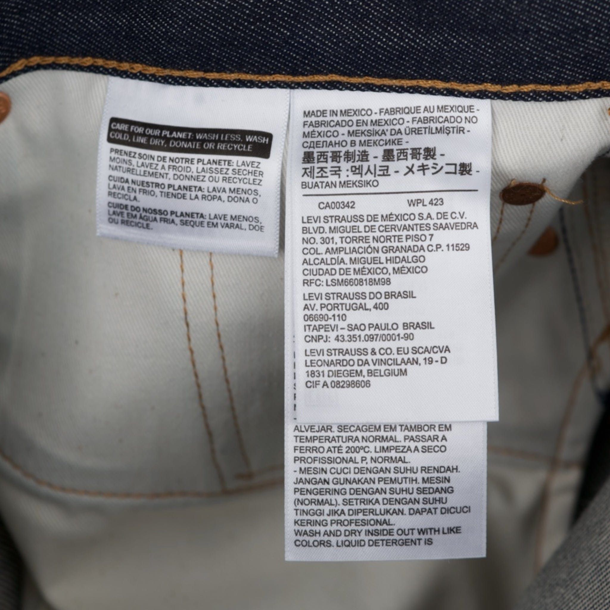DENIM TEARS x Levi's Cotton Wreath Jeans Selvedge Size US 31 - 5 Thumbnail