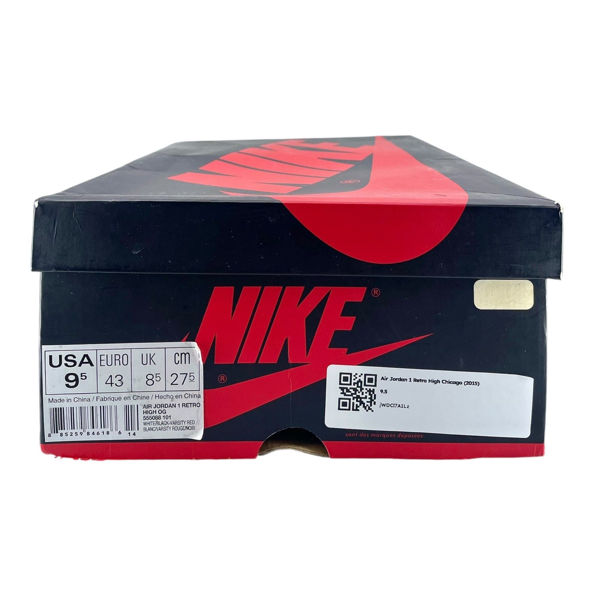 Nike 1 Retro High Chicago (2015) Size US 9.5 / EU 42-43 - 9 Thumbnail