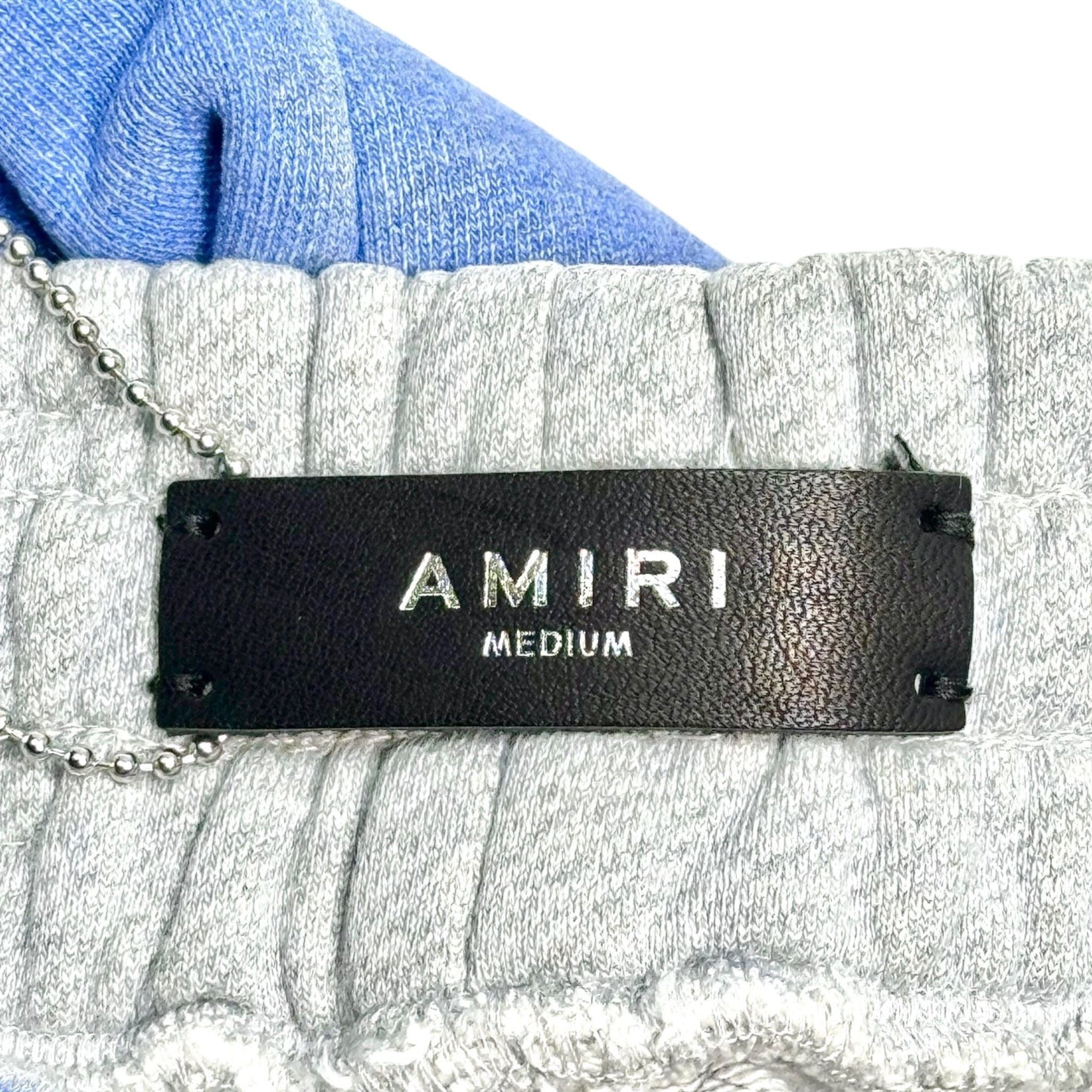 Amiri Amiri Tonal M.A. Logo Sweatpants Blue Size US 33 - 5 Thumbnail