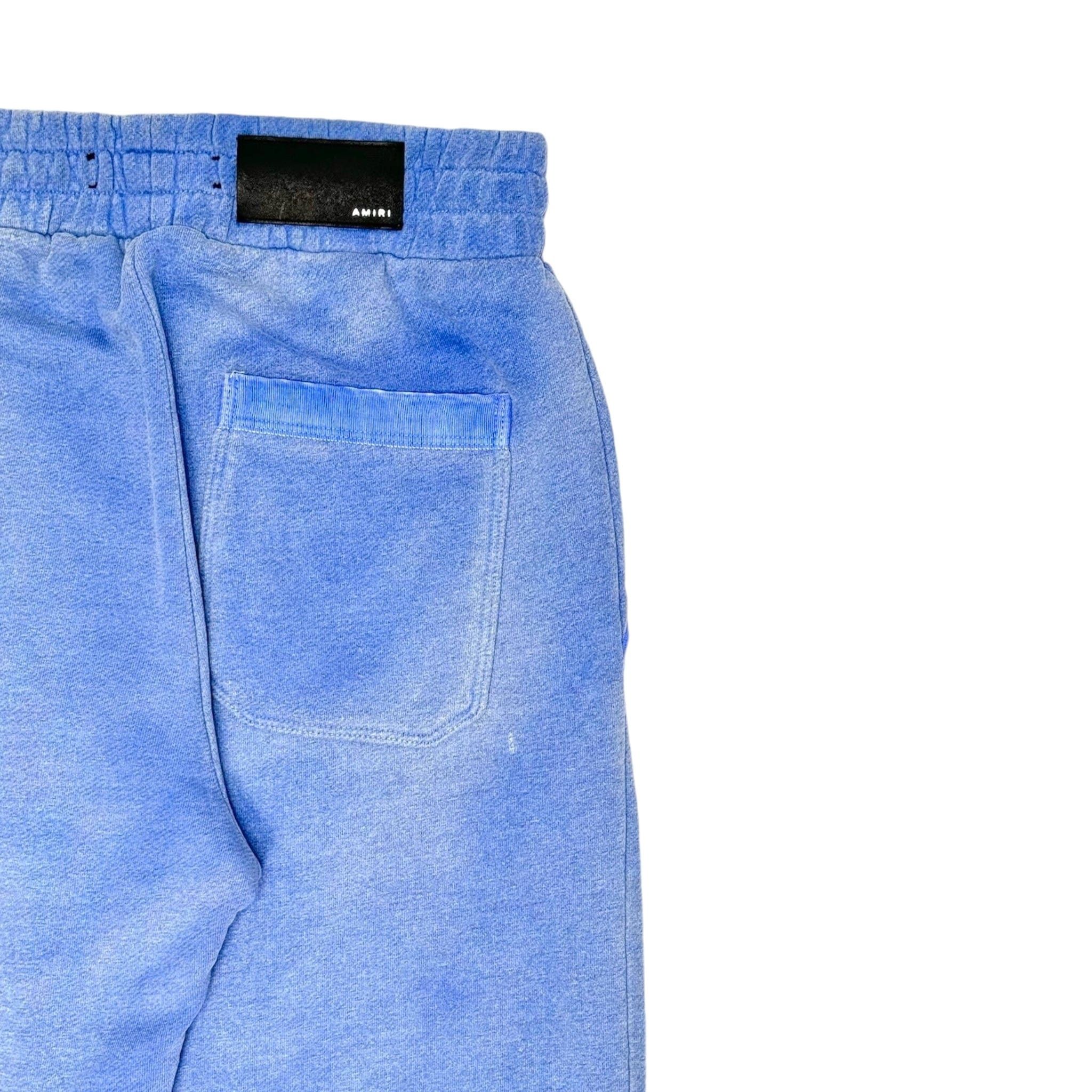 Amiri Amiri Tonal M.A. Logo Sweatpants Blue Size US 33 - 4 Thumbnail