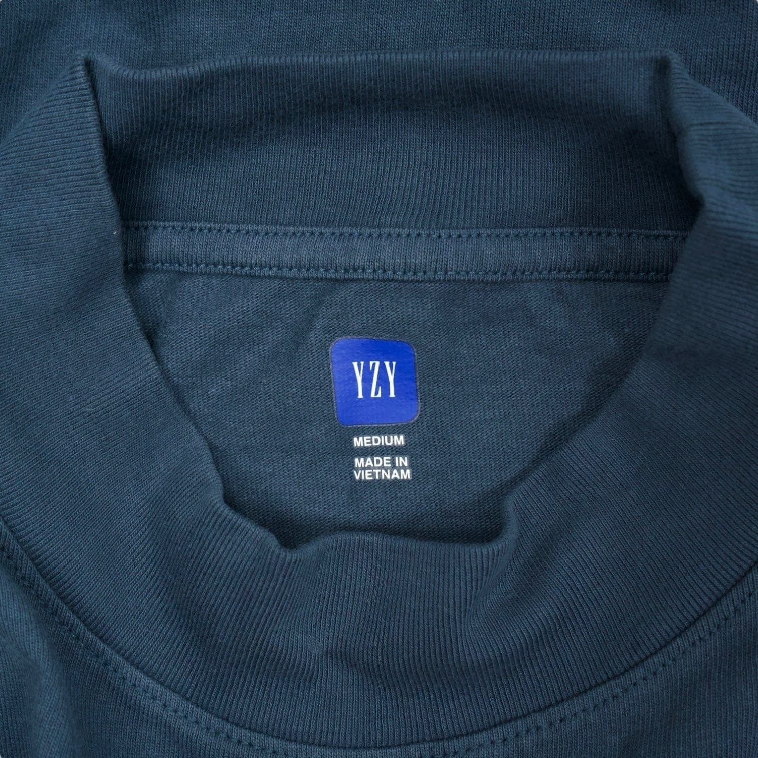 Yeezy Yeezy Gap Dove Long Sleeve Tee Shirt Dark Blue Size US M / EU 48-50 / 2 - 5 Thumbnail