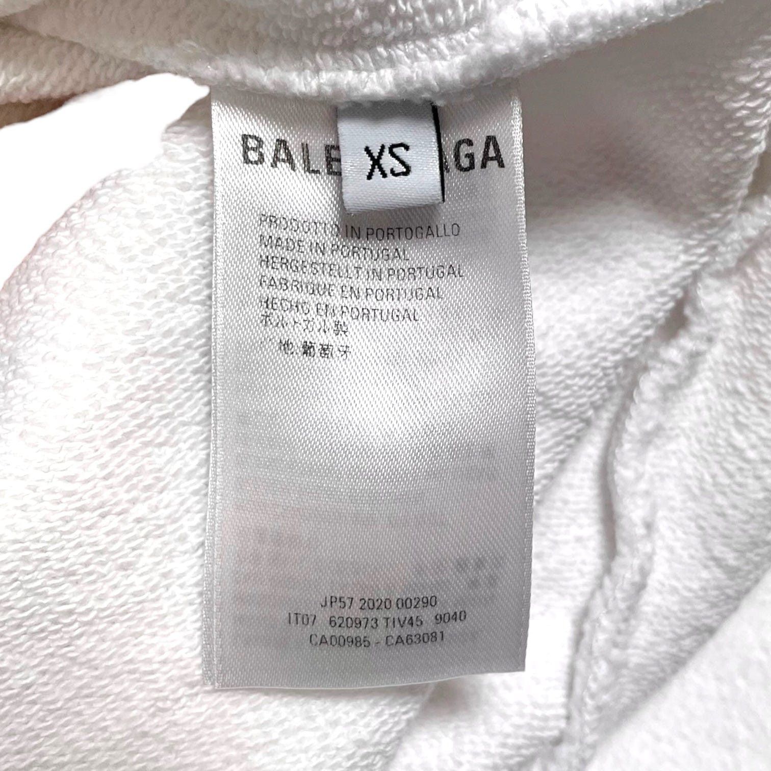 Balenciaga Paris Olympics Embroidery Oversized Hooded Sweatshirt White Size US XS / EU 42 / 0 - 5 Thumbnail