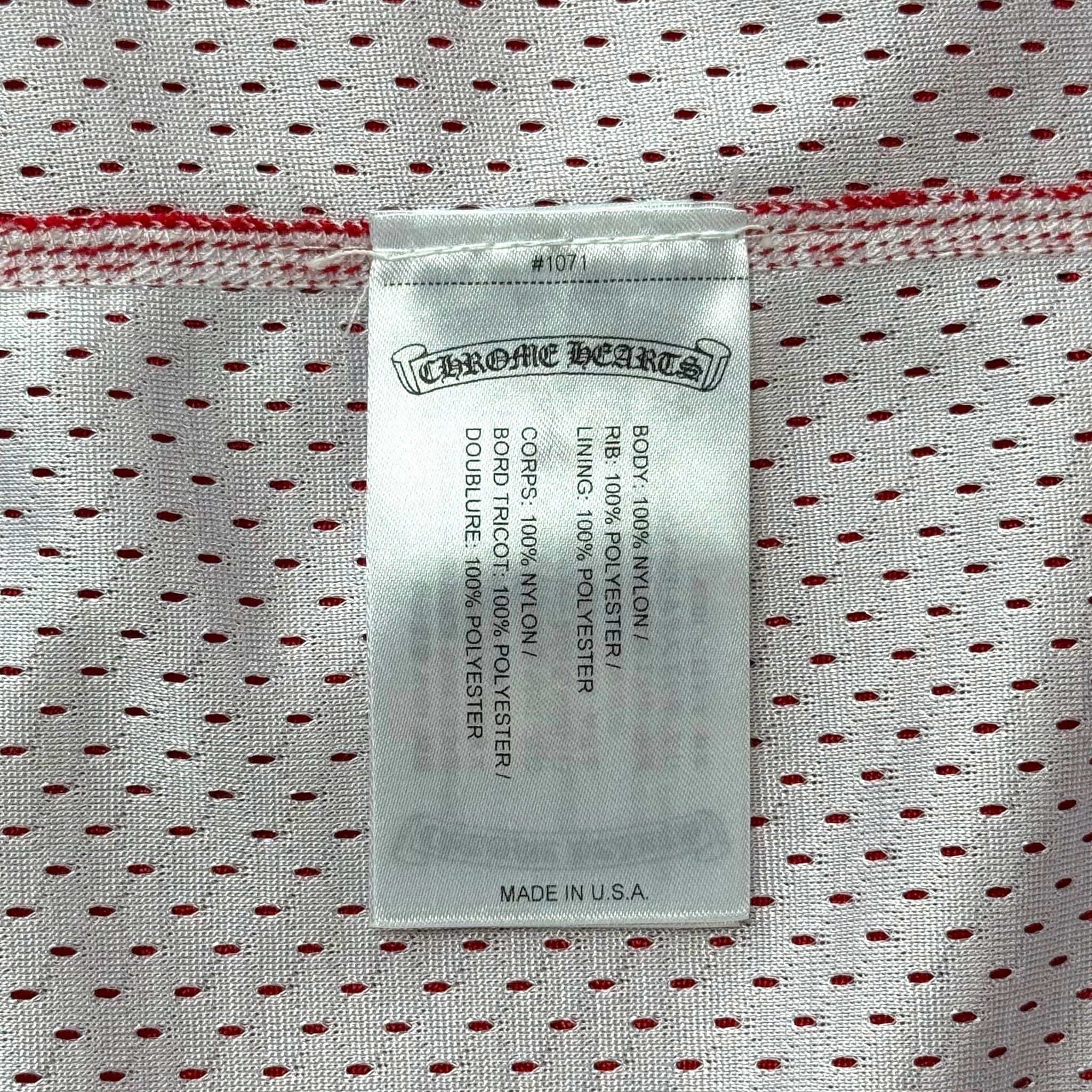 Chrome Hearts Form Reversible Warmup Basketball Jersey Red Size US M / EU 48-50 / 2 - 9 Thumbnail