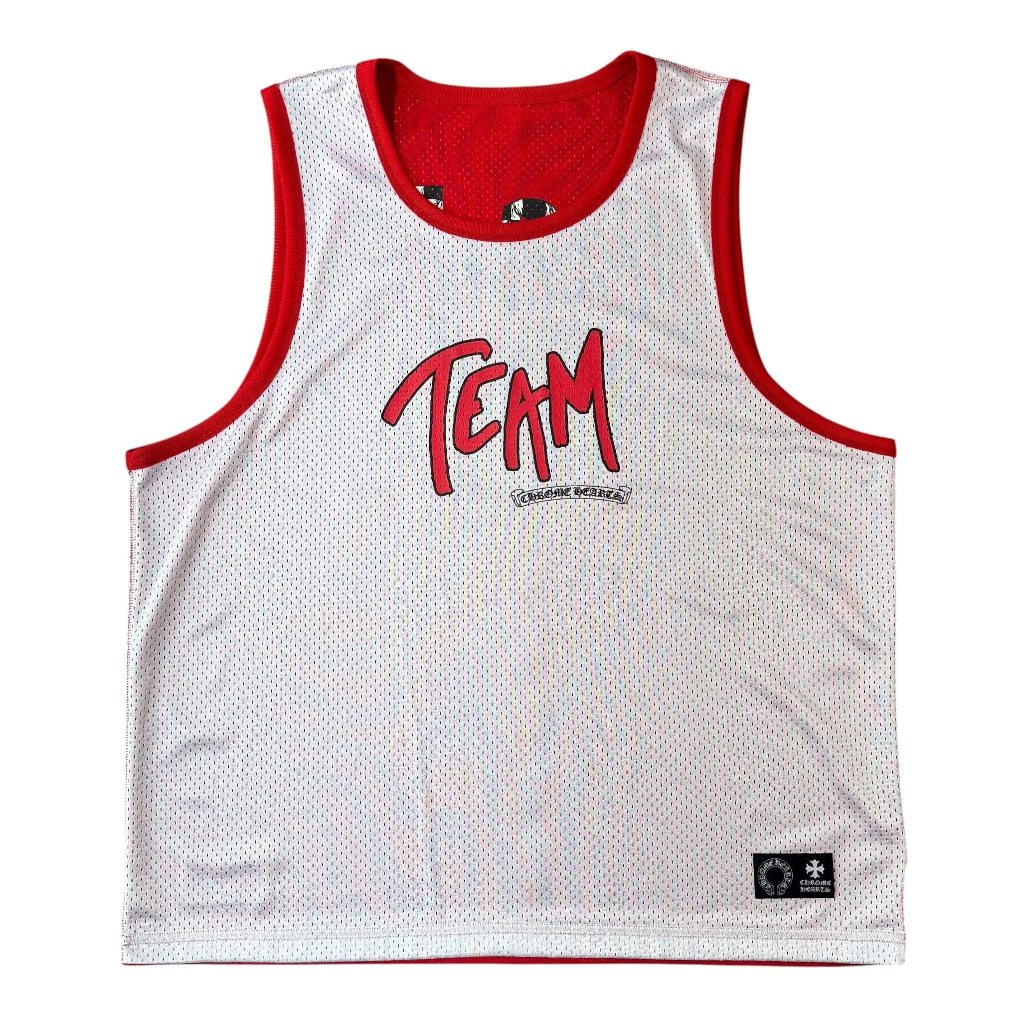 Chrome Hearts Form Reversible Warmup Basketball Jersey Red Size US M / EU 48-50 / 2 - 4 Thumbnail