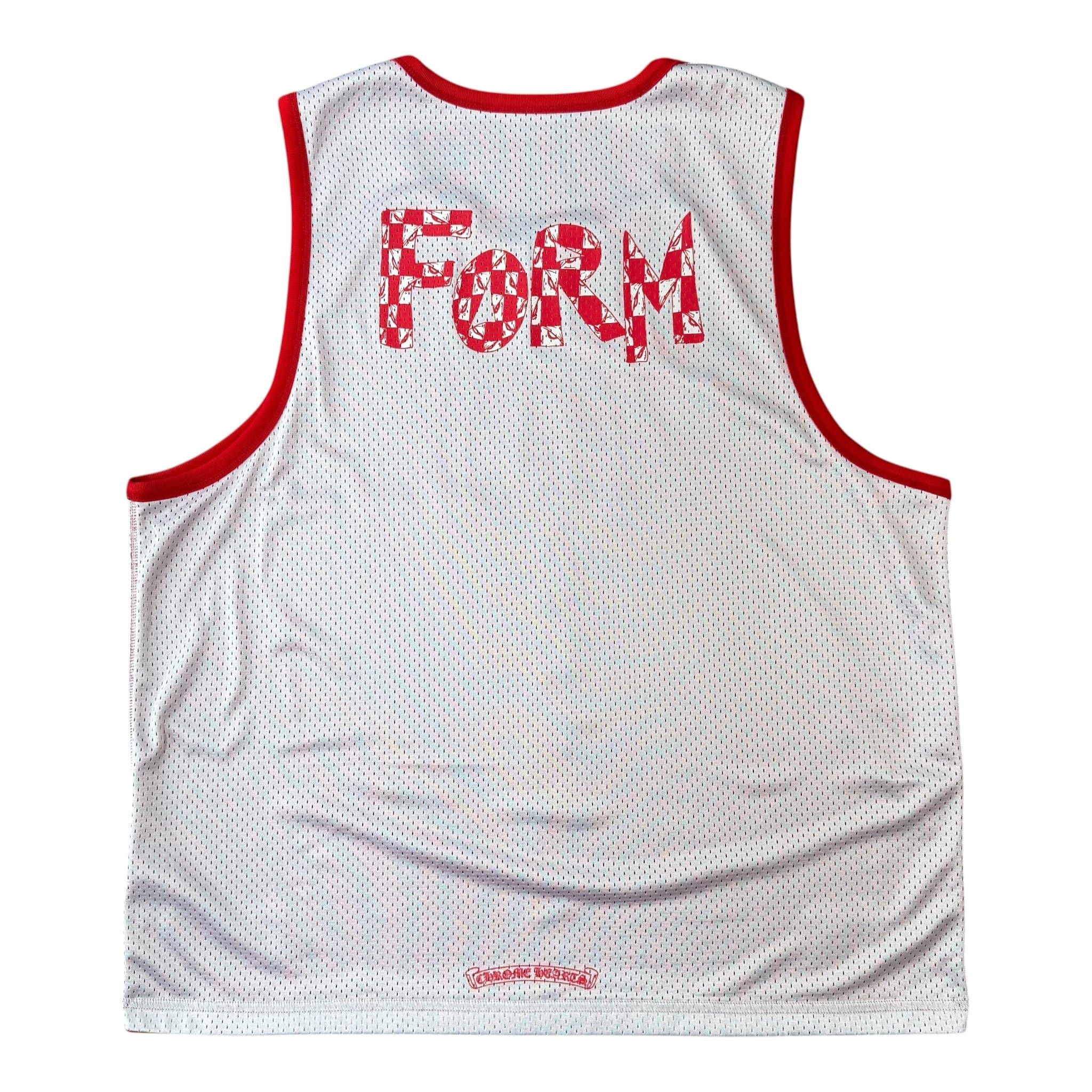 Chrome Hearts Form Reversible Warmup Basketball Jersey Red Size US M / EU 48-50 / 2 - 3 Thumbnail