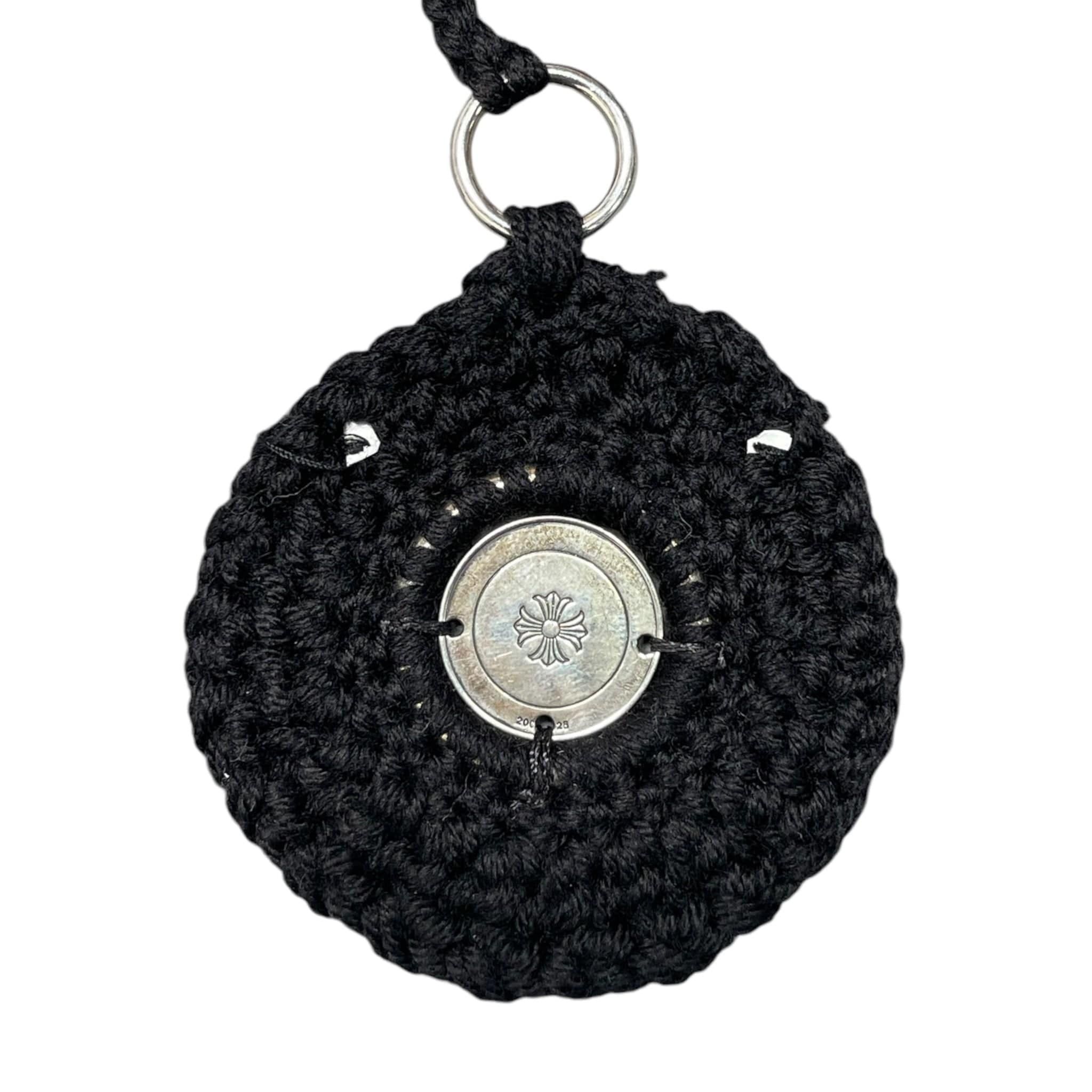 Chrome Hearts Crochet Silver Link Cross Pendant Belt Black Size ONE SIZE - 6 Thumbnail