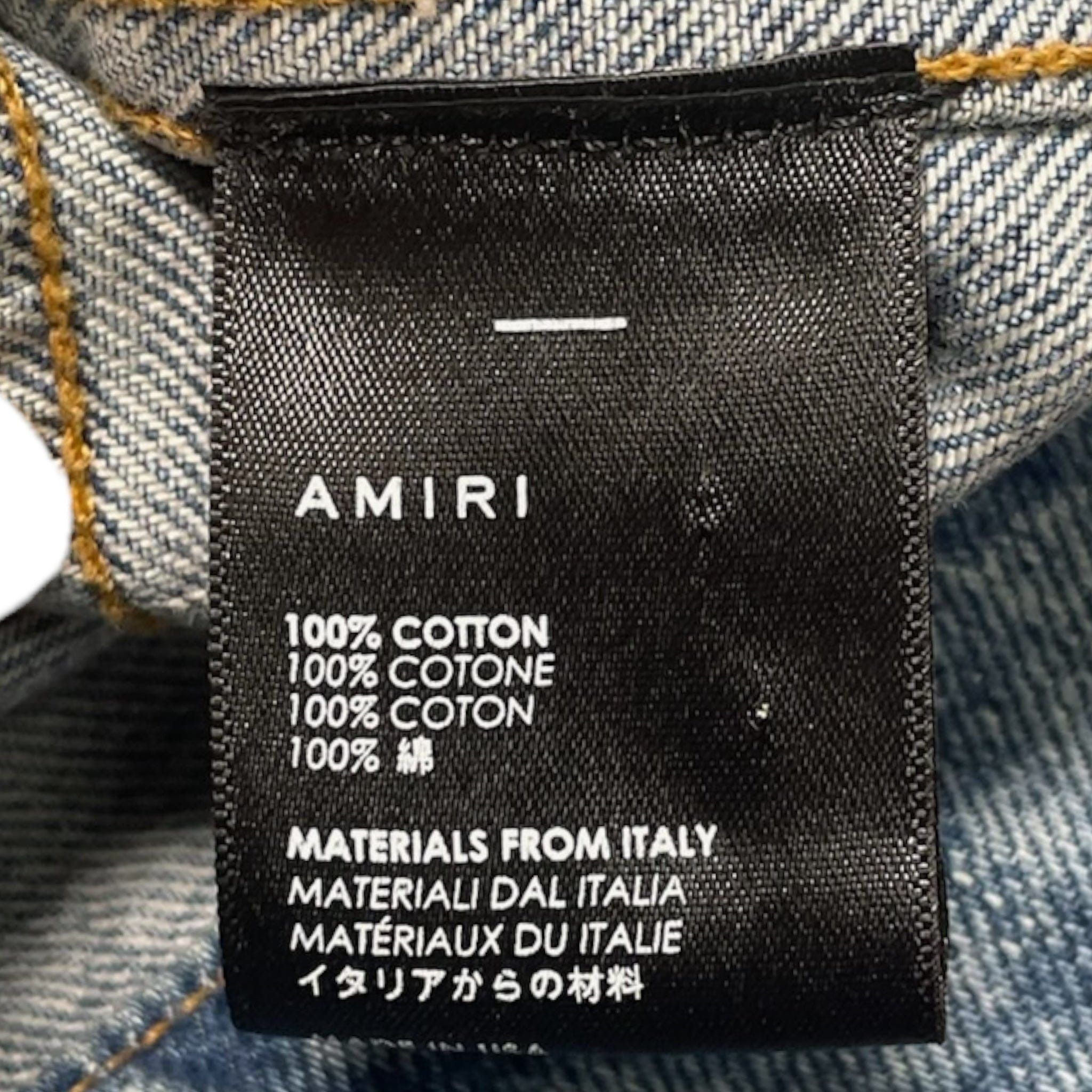 Amiri Amiri Grateful Dead Distressed Denim Jacket Indigo Size US L / EU 52-54 / 3 - 5 Thumbnail